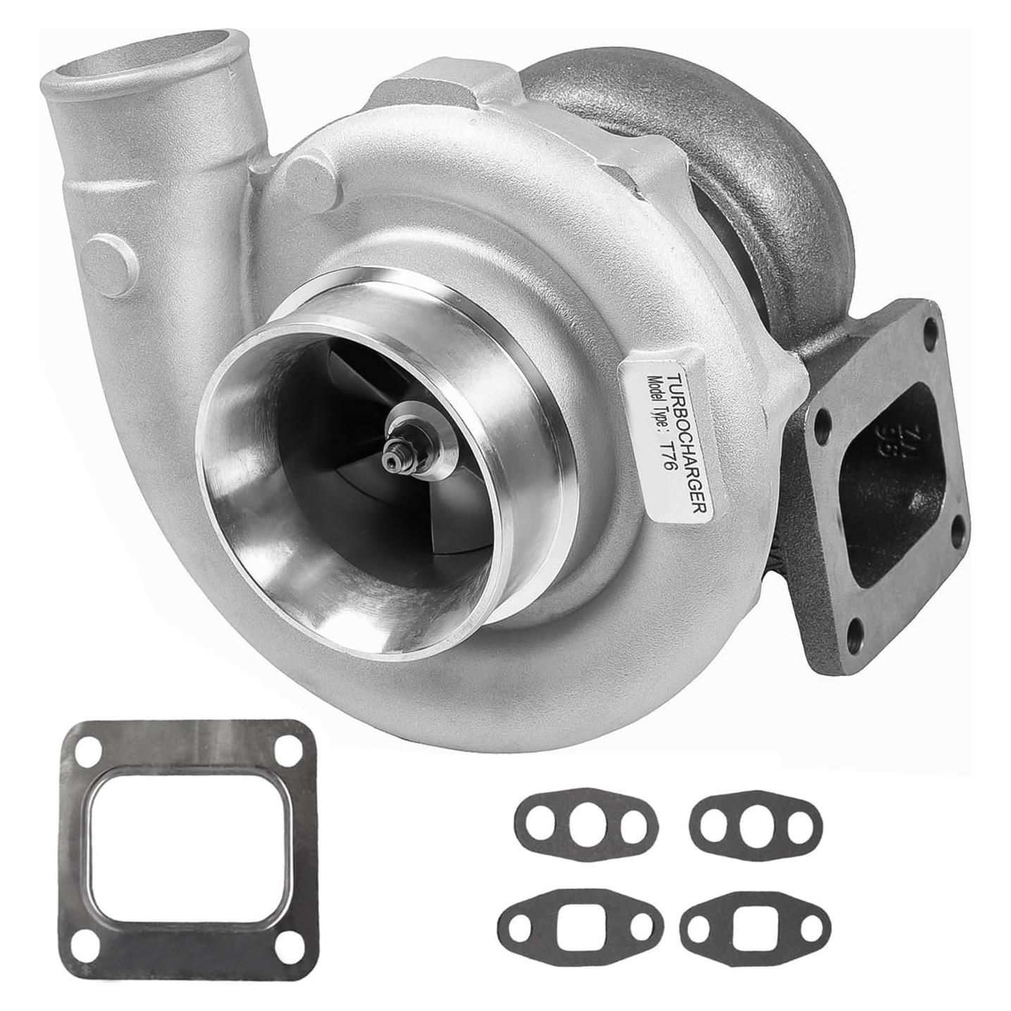 Turboalimentador T76 Autodevil para V8 +3.5L, Brida T4