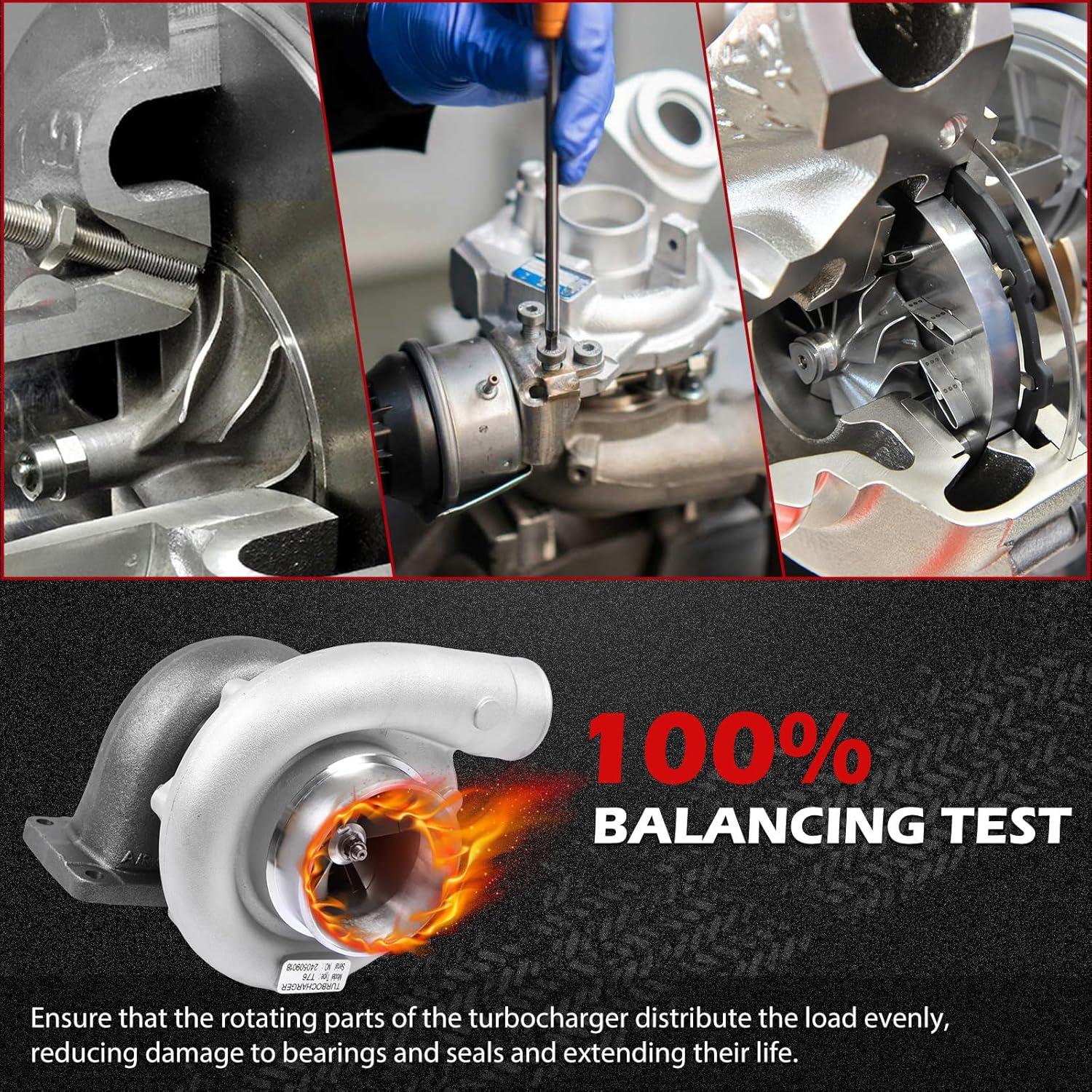 Turboalimentador T76 Autodevil para V8 +3.5L, Brida T4