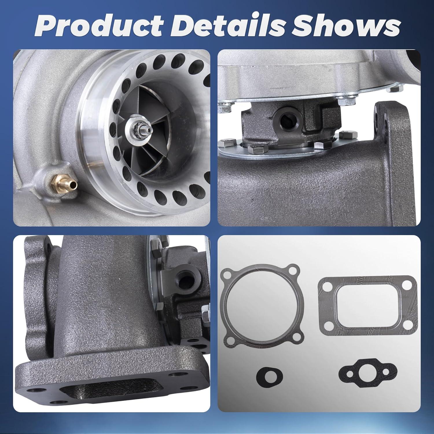 TurboCompresor KUIPERAUTO GT3582 T3 600HP para Motores 2.5L-6.0L