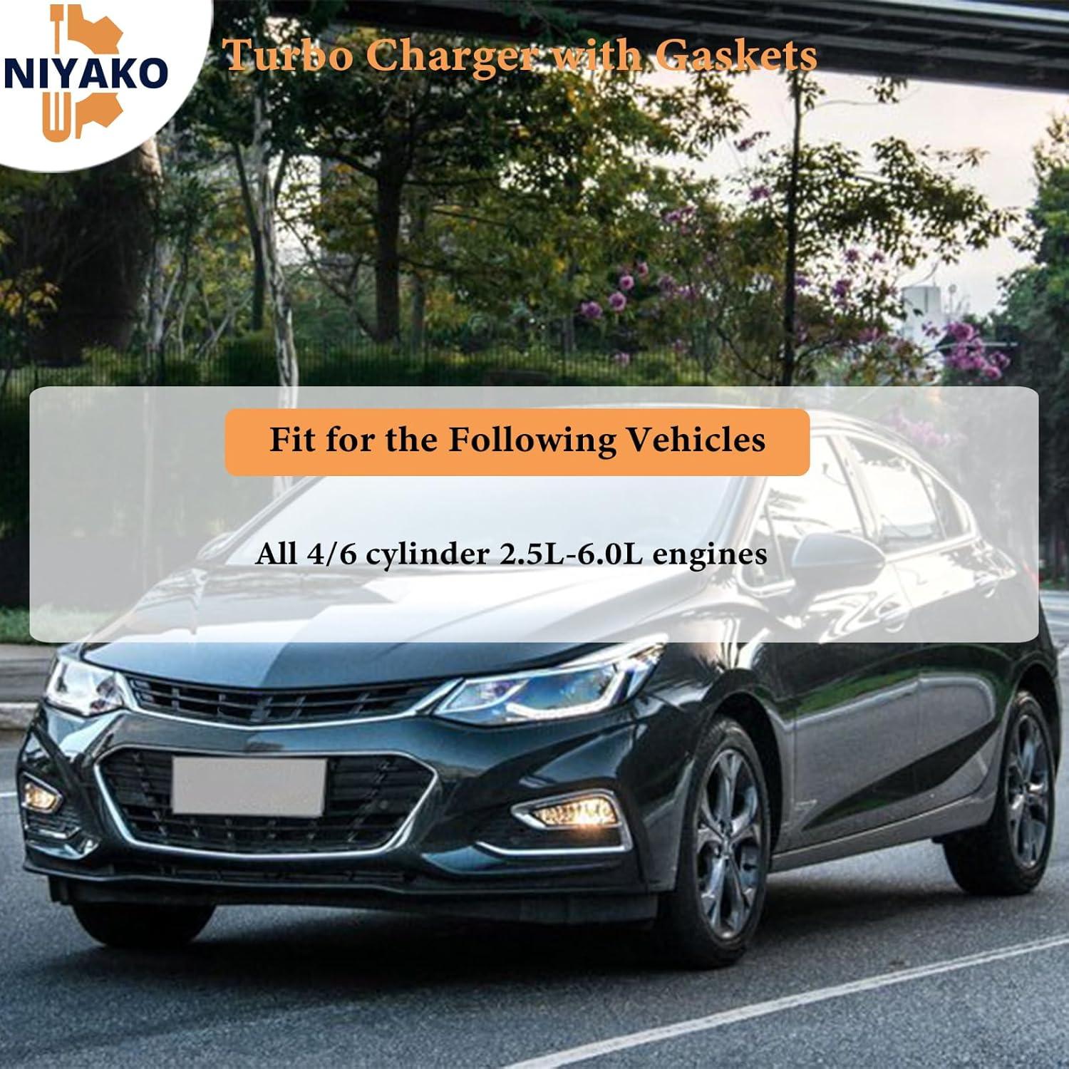 Cargador Turbo Niyako GT3582 para Motores 2.5L-6.0L
