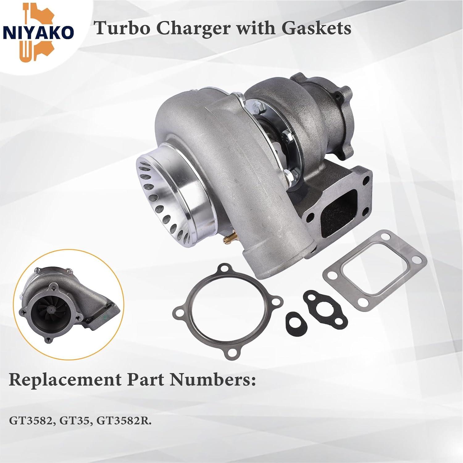 Cargador Turbo Niyako GT3582 para Motores 2.5L-6.0L