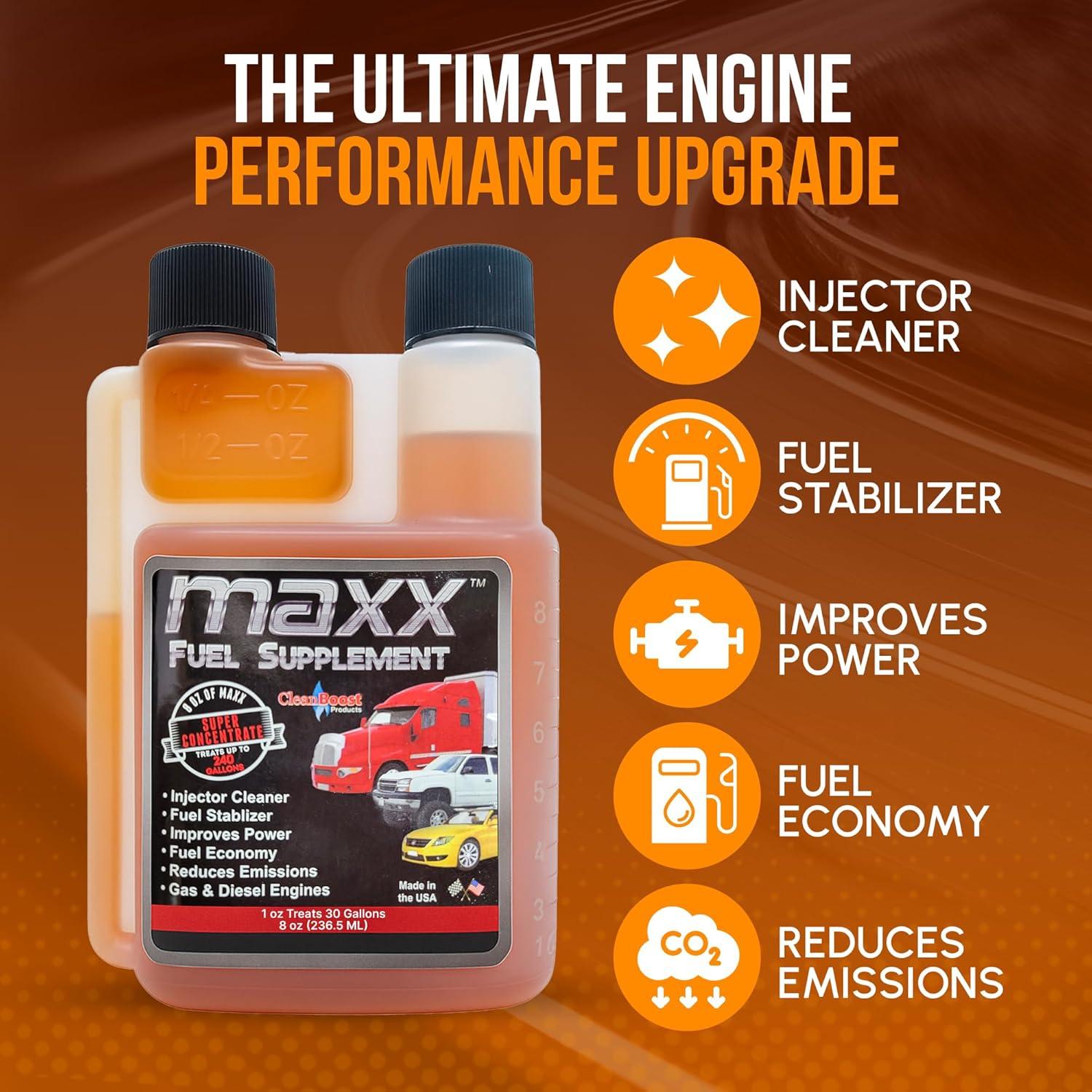 Tratamiento de Combustible CleanBoost Maxx 0.23kg - Mejora Gasolina y Diésel
