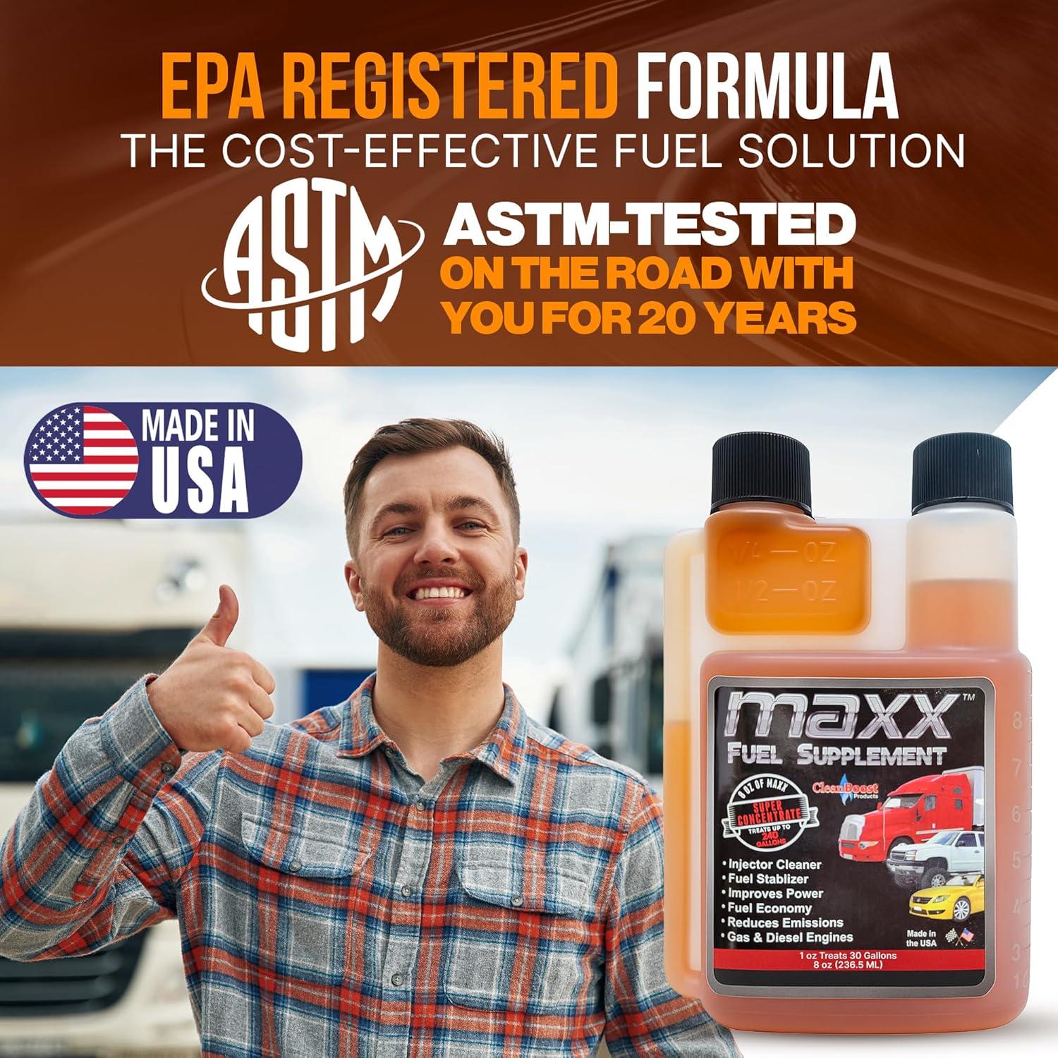 Tratamiento de Combustible CleanBoost Maxx 0.23kg - Mejora Gasolina y Diésel