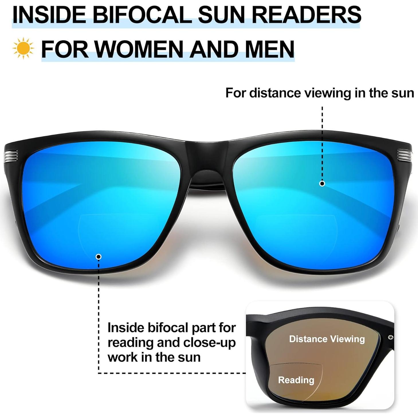 Gafas de Sol Bifocal Eyeguard SR-2201 2 Pares UV400