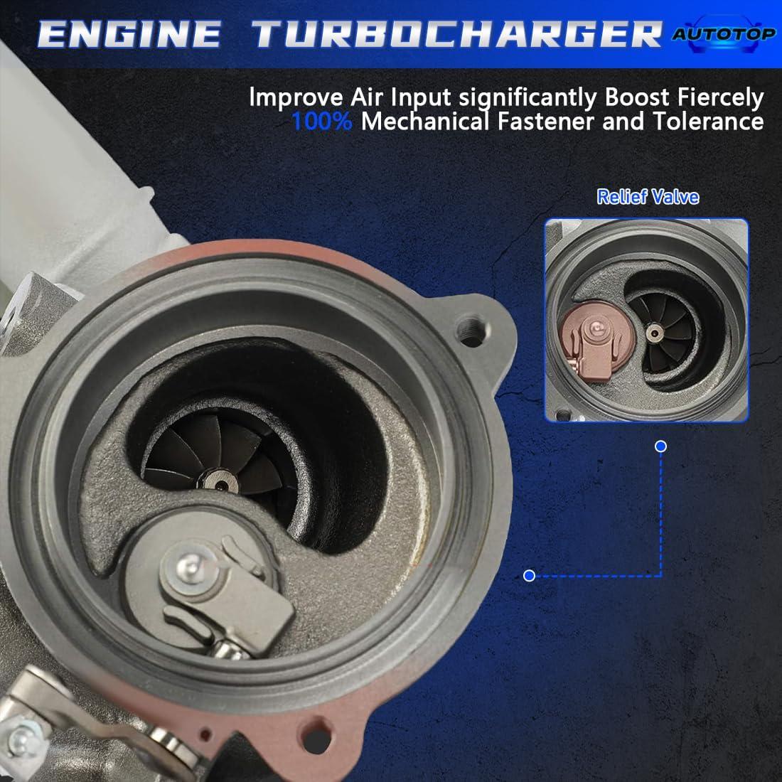 Turbocompresor AUTOTOP K03 para Audi A3 Q3 y VW Jetta 2.0L