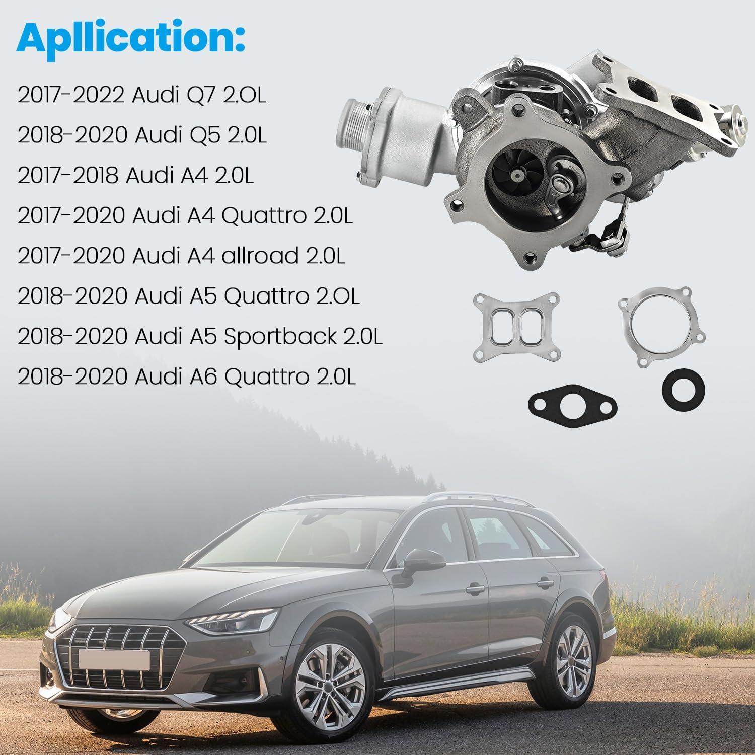 Turbocompresor VANPERT RHF5 06L145702S para Audi 2.0L 2017-2022