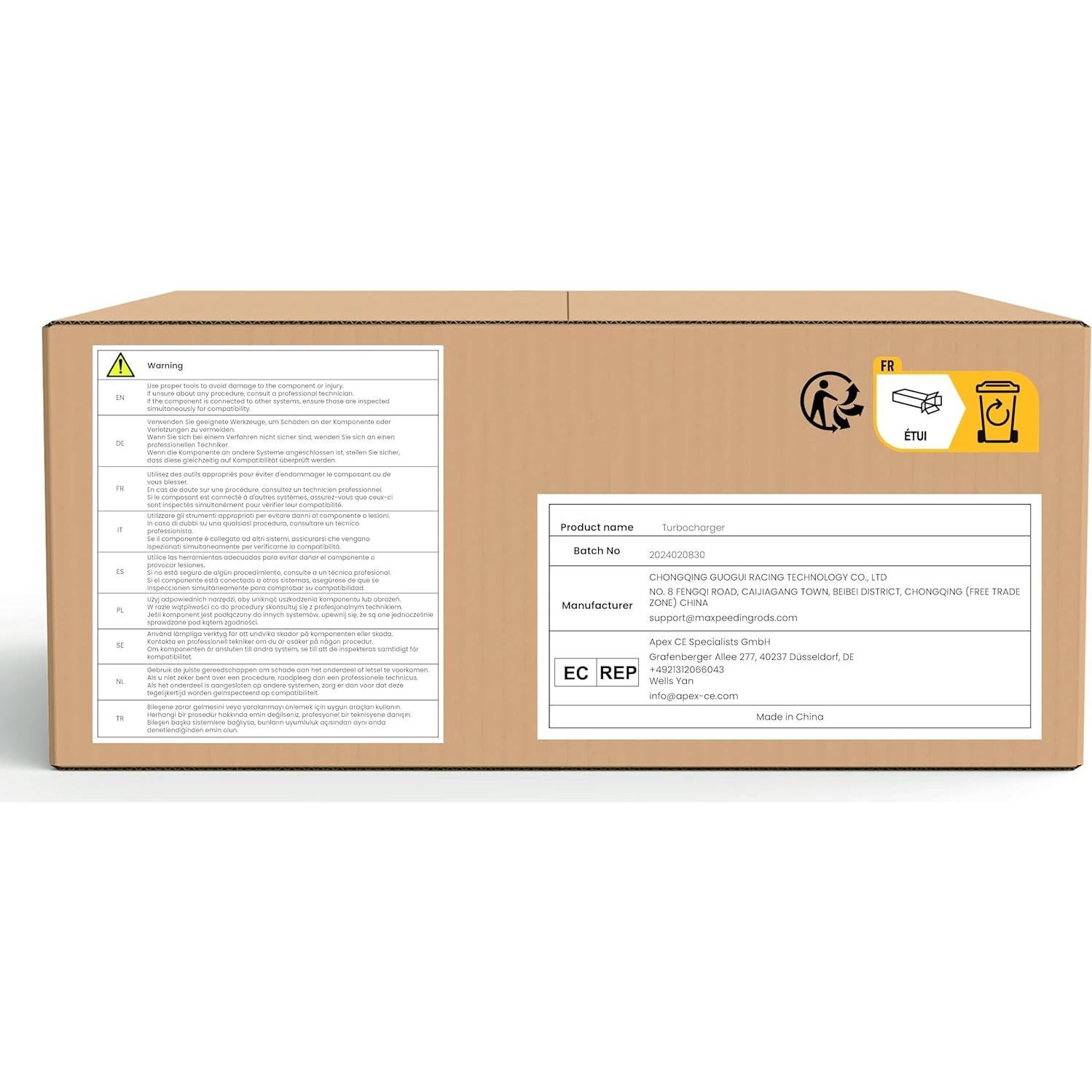 Turbo Turboalimentador Izquierdo y Derecho maXpeedingrods Audi RS4 2.7L