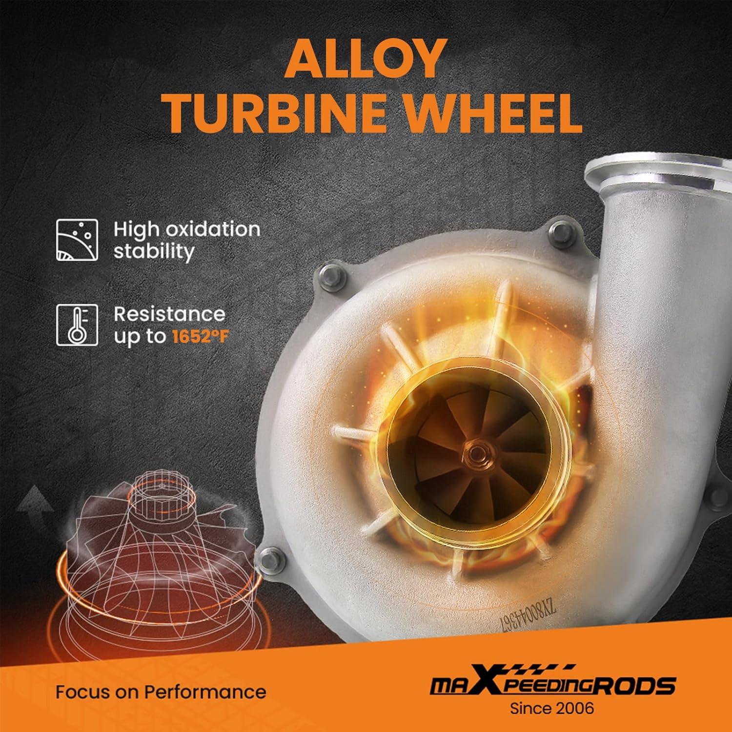 Turbo Turboalimentador maXpeedingrods GTP38 para Ford V8 7.3L