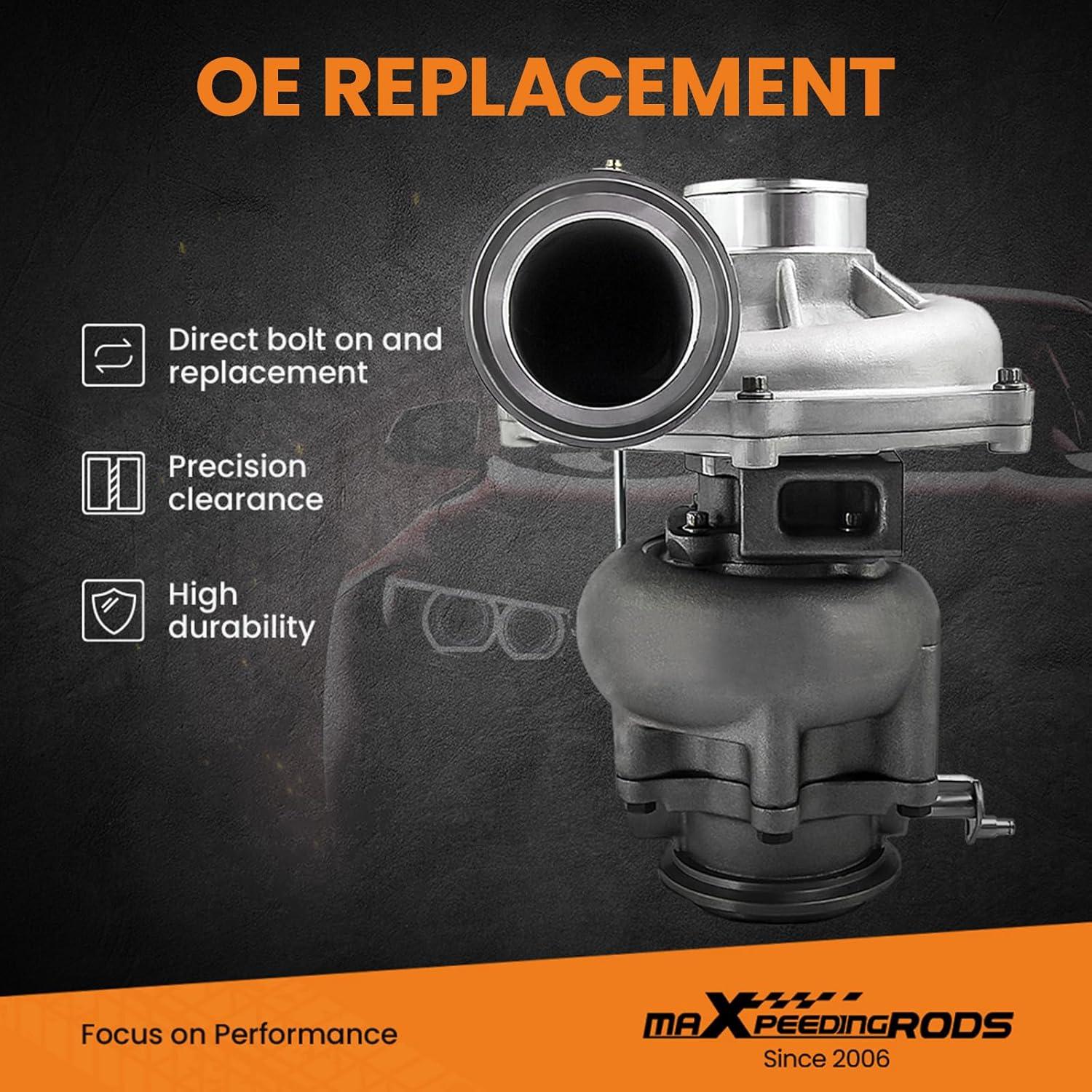 Turbo Turboalimentador maXpeedingrods GTP38 para Ford V8 7.3L