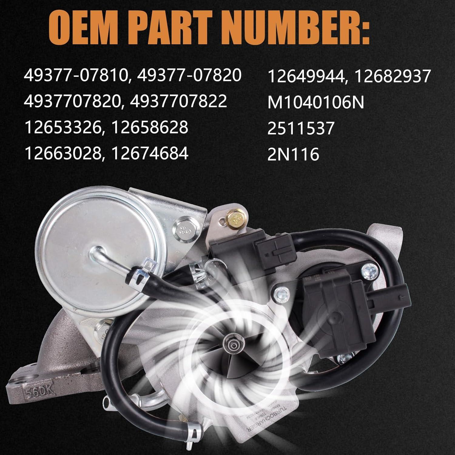 Turboalimentador Cilipnsi 2.0L Compatible Buick Cadillac Chevrolet