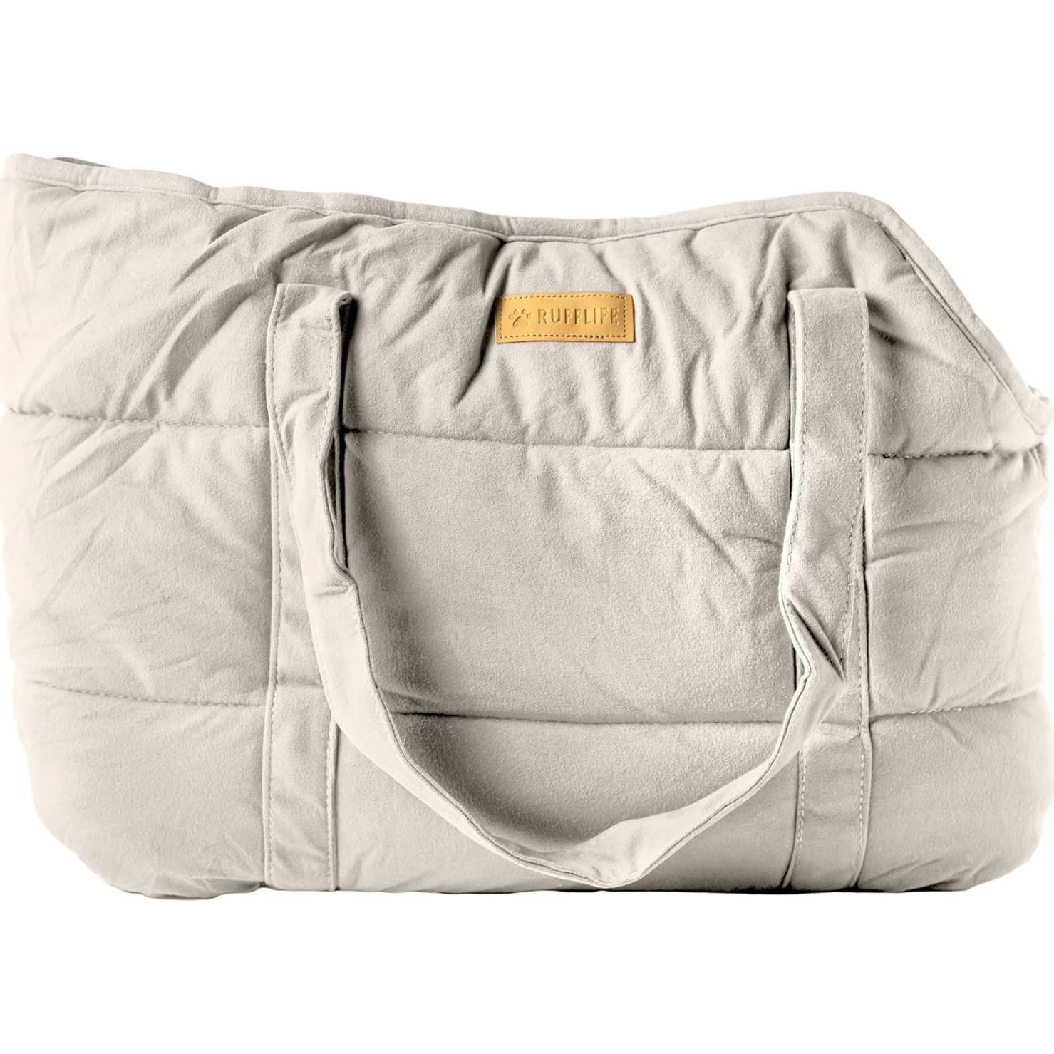 Bolso Transportador de Perro NoblePup Crema 6.8 kg Peluche