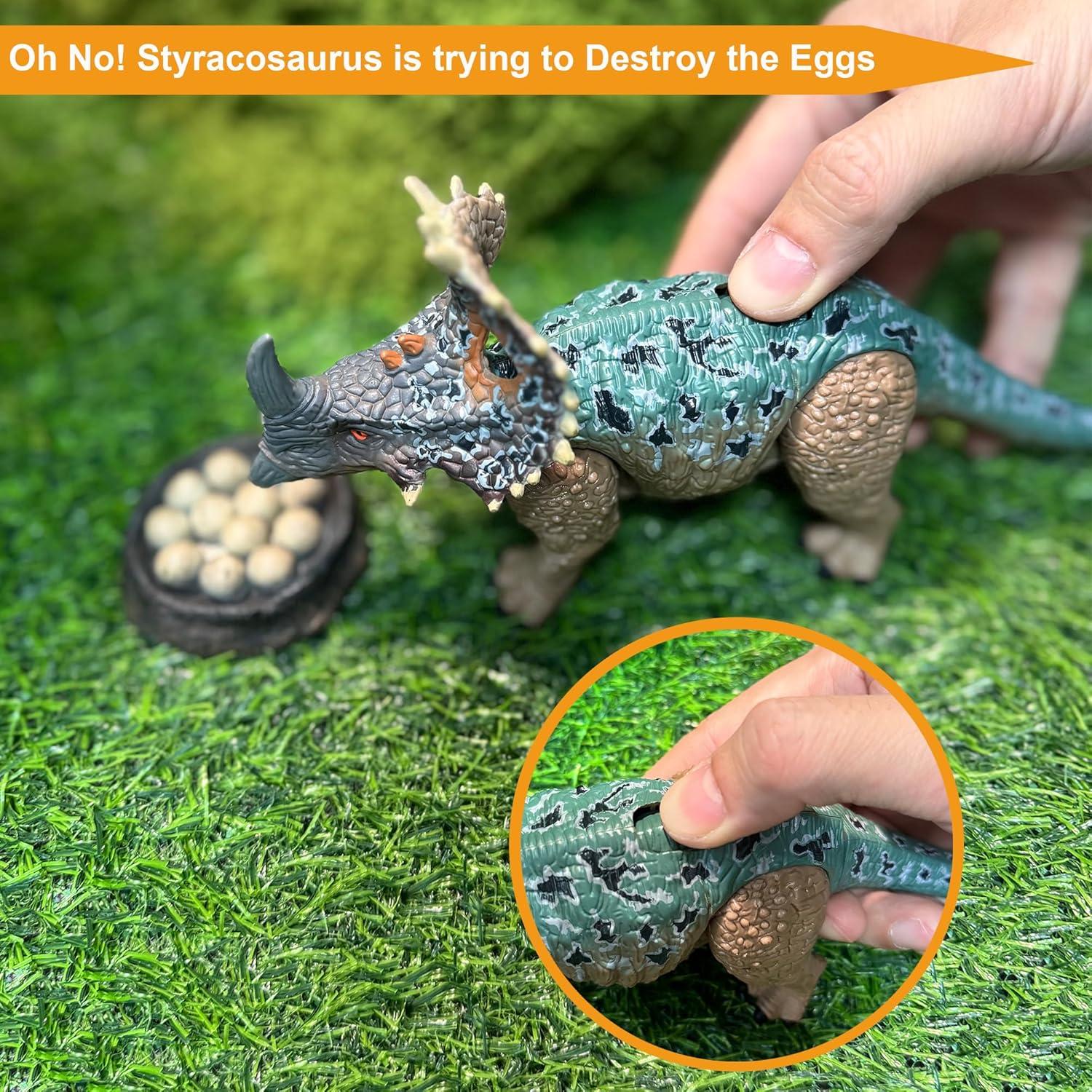 Juguetes de Dinosaurio EKU EASYKU 3 en 1 con Movimiento