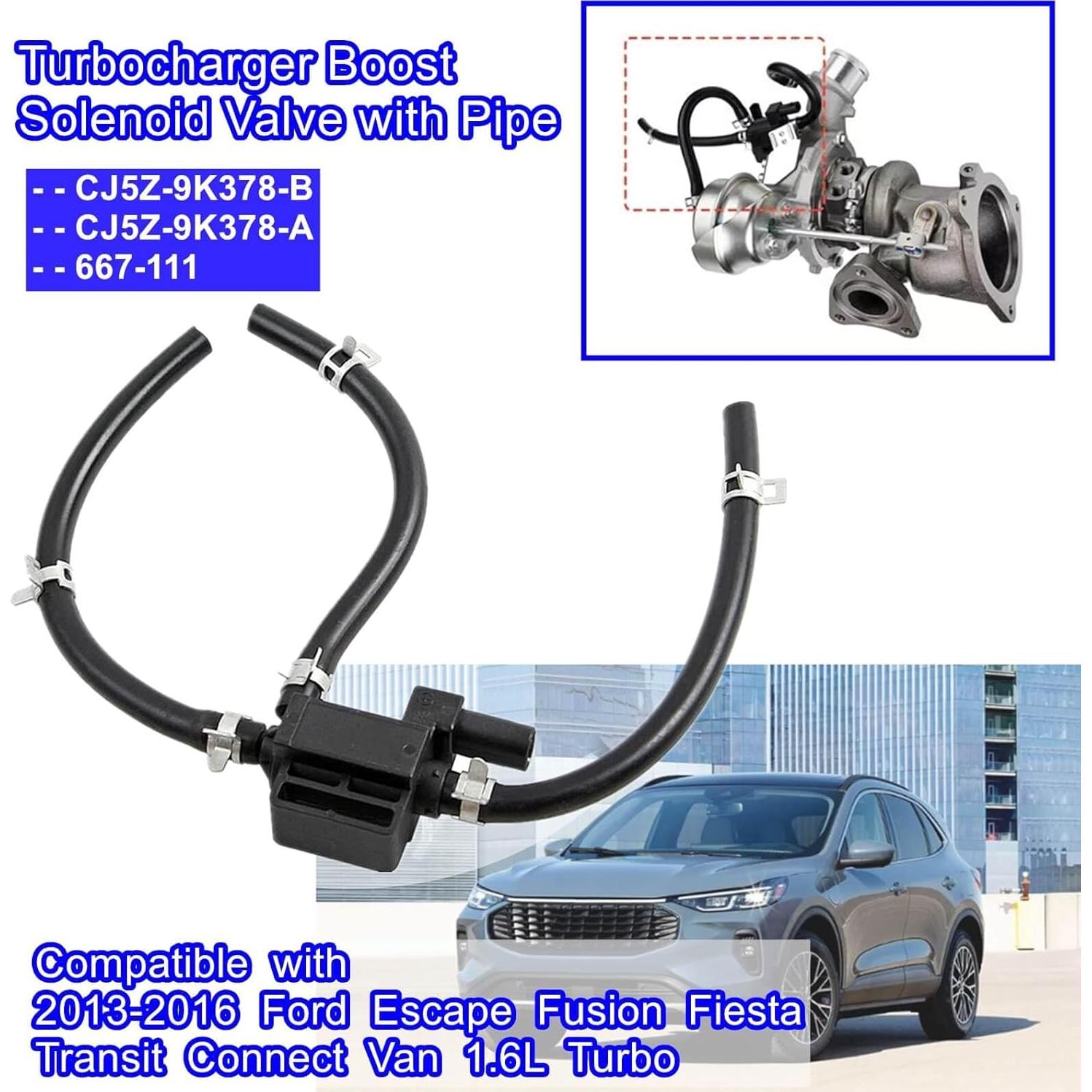 Válvula de Solenoide Turbo Ford 1.6L 2013-2016 CJ5Z-9K378