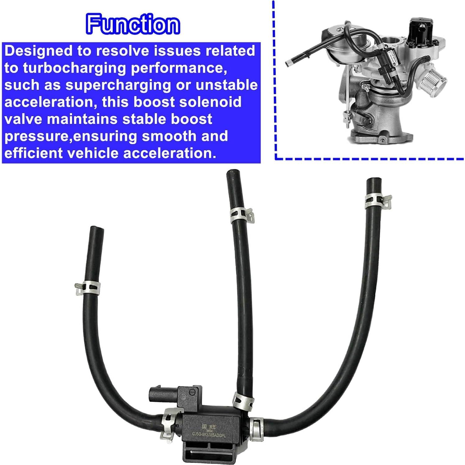 Válvula de Solenoide Turbo Ford 1.6L 2013-2016 CJ5Z-9K378