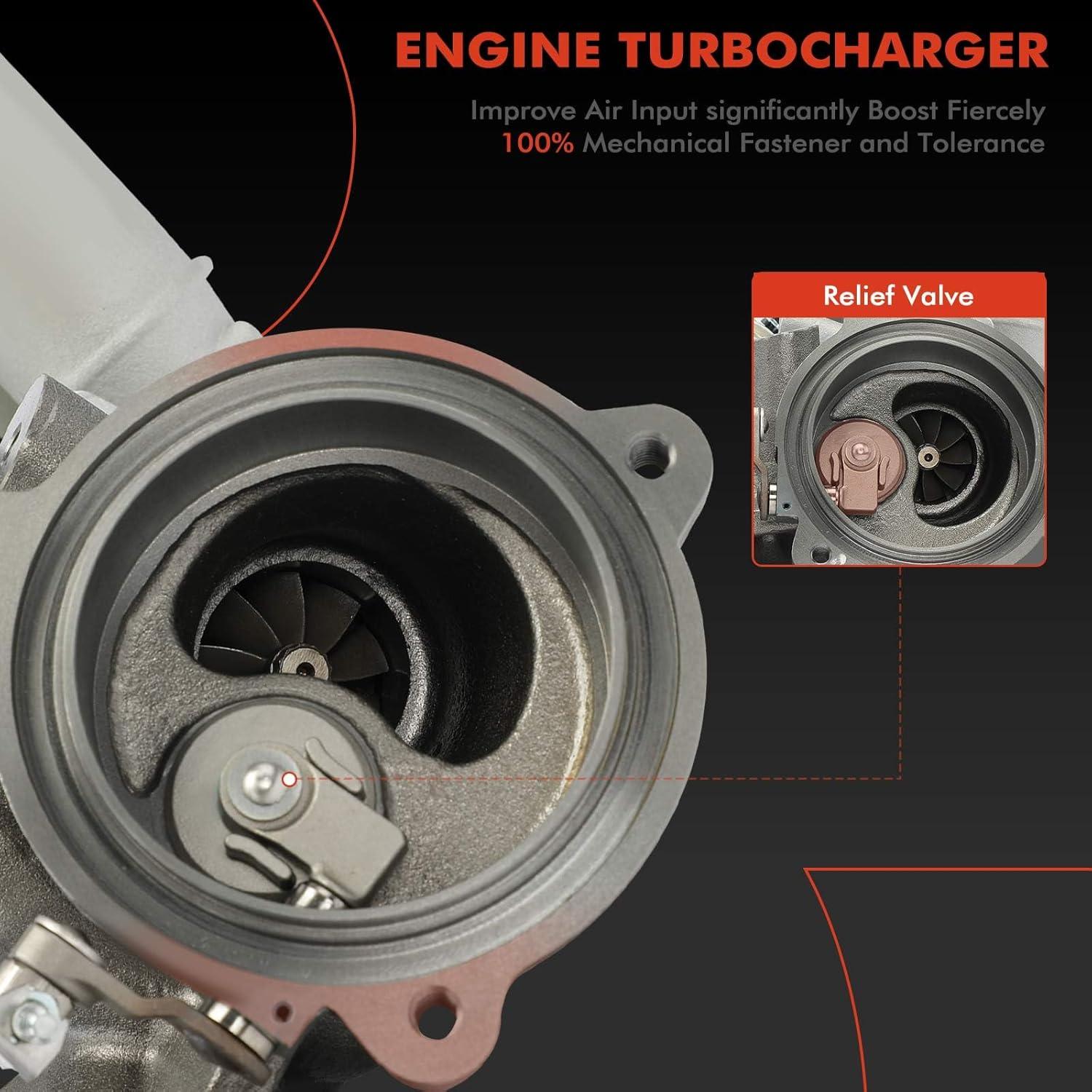 Turboalimentador A-Premium K03 Completo con Junta y Actuador