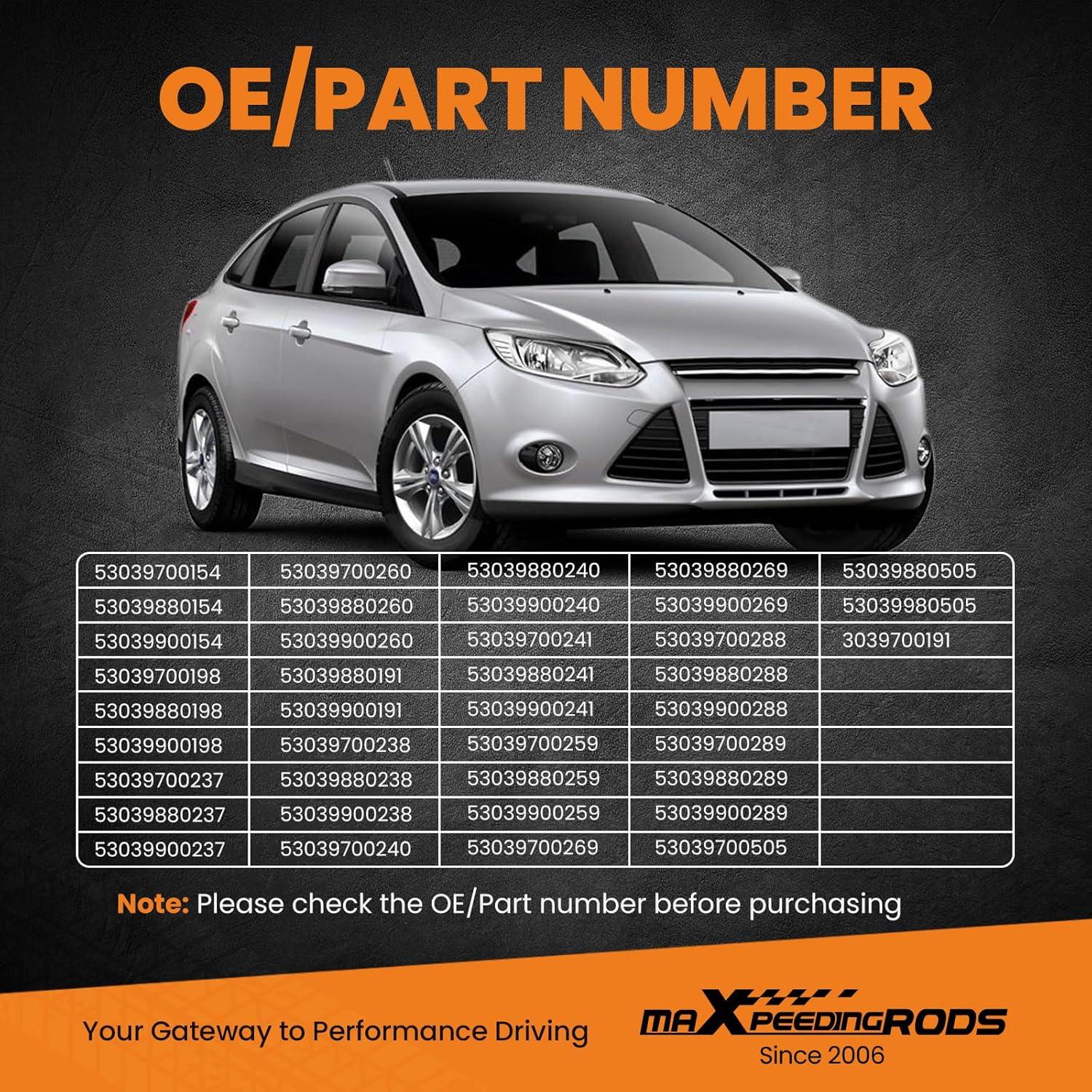 Turbo Turboalimentador maXpeedingrods K03 para Ford y Volvo