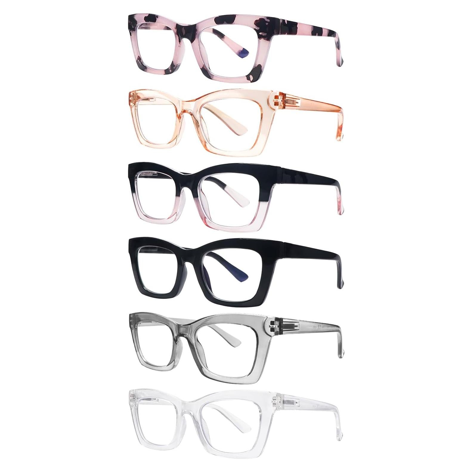 Gafas de Lectura SIGVAN 6 Paquetes Estilo Oprah Bloqueo Luz Azul