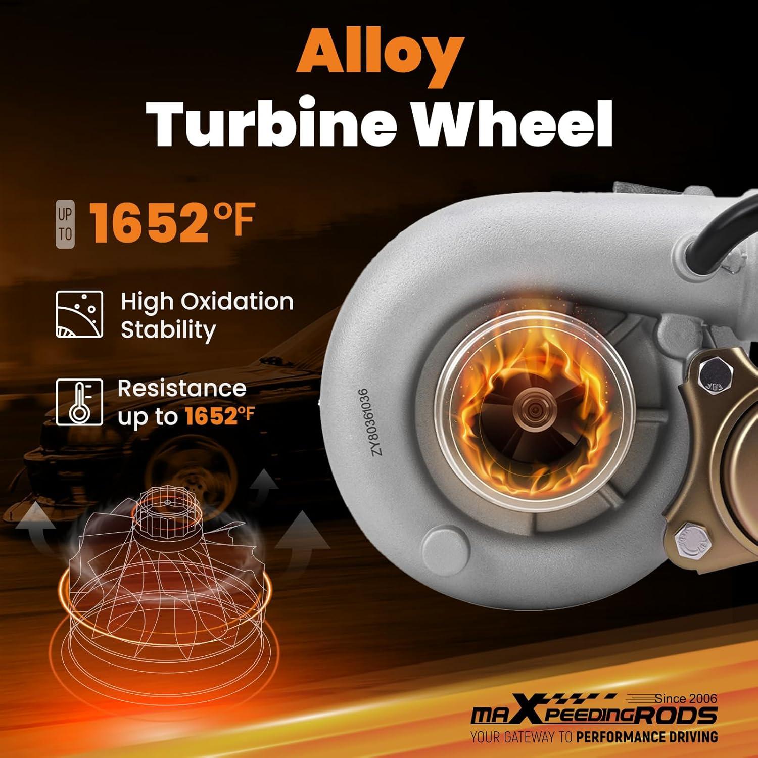 Turbo Turboalimentador maXpeedingrods para Toyota Supra 3.0L 1987-1994