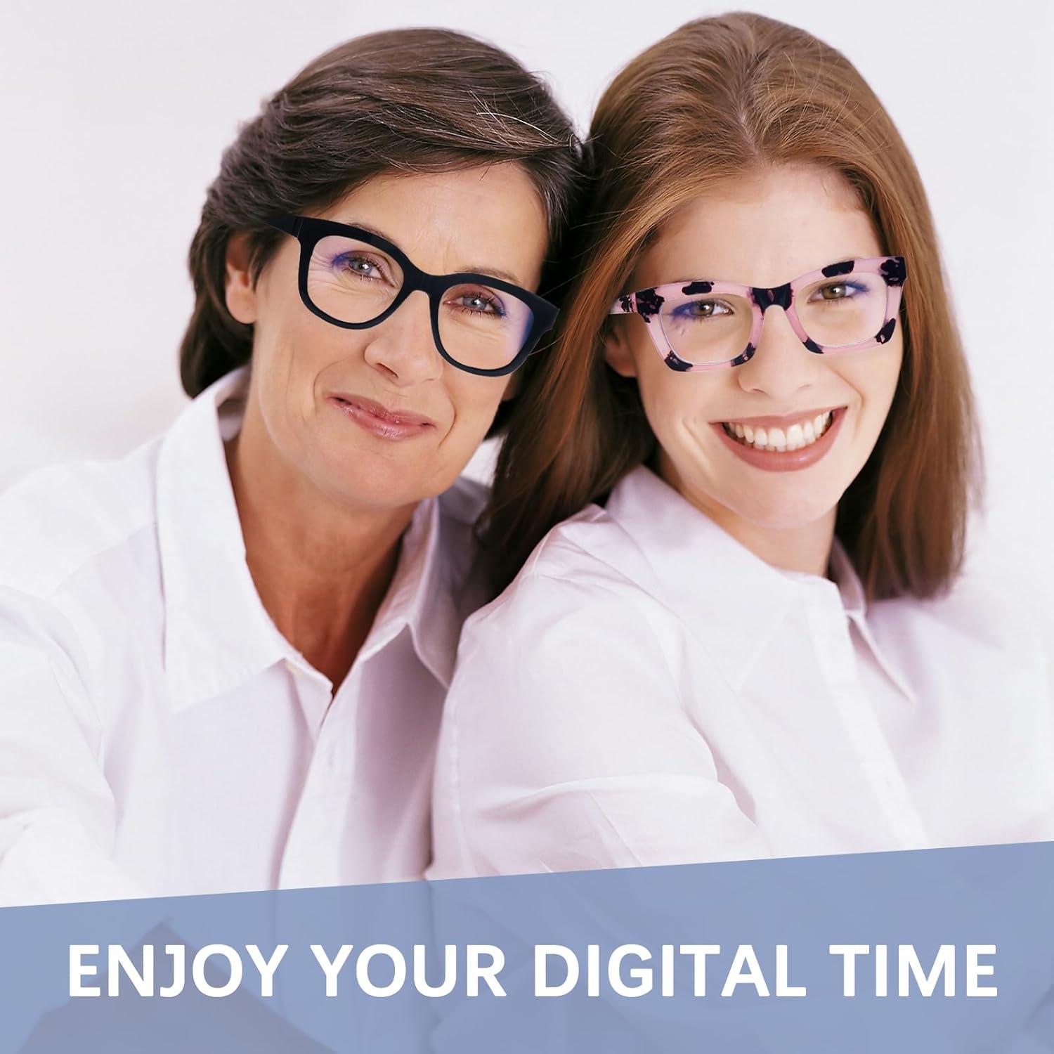 Gafas de Lectura SIGVAN 6 Pack Estilo Oprah con Luz Azul