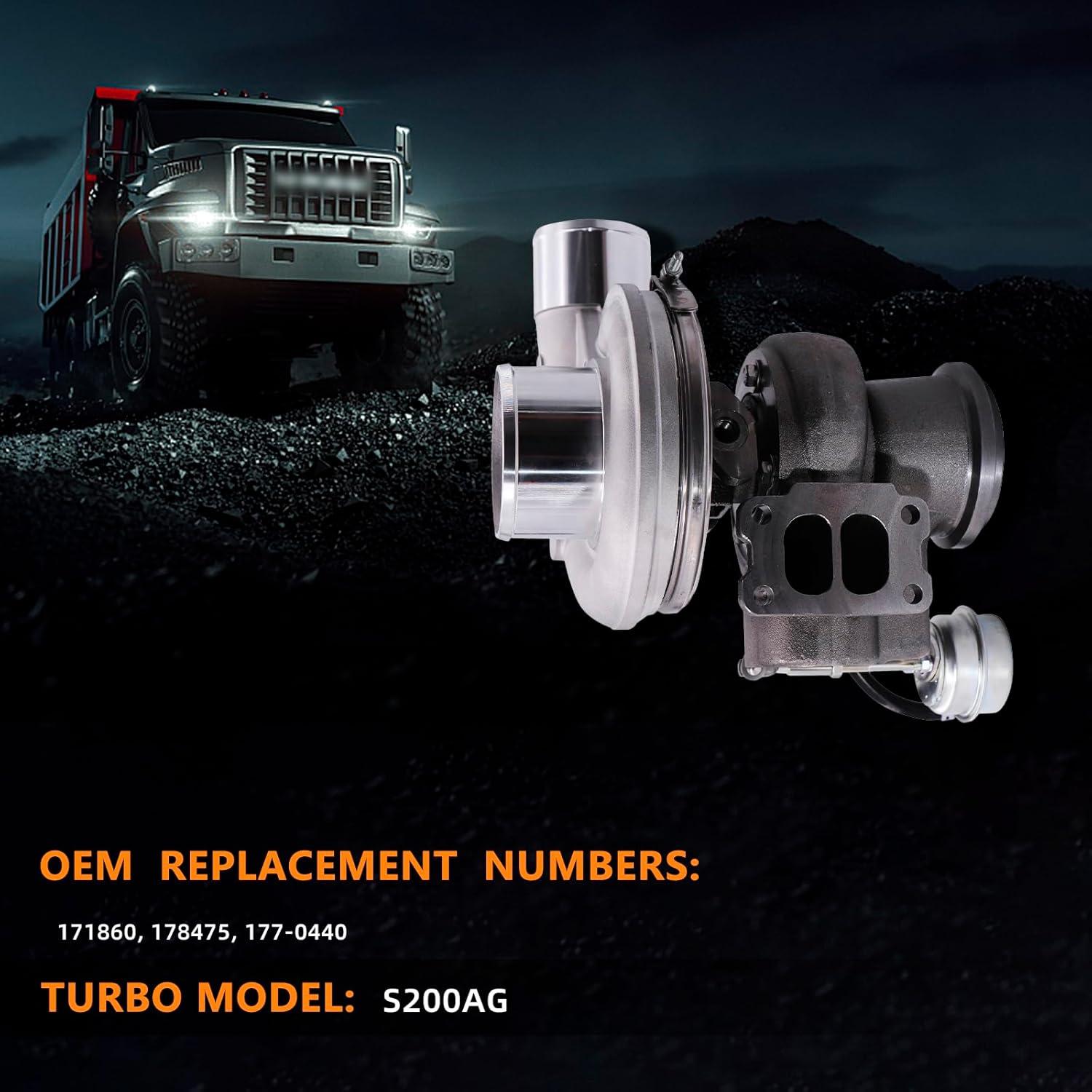 Turbocompresor TOPAZ S200AG Compatible Freightliner 2012-2013