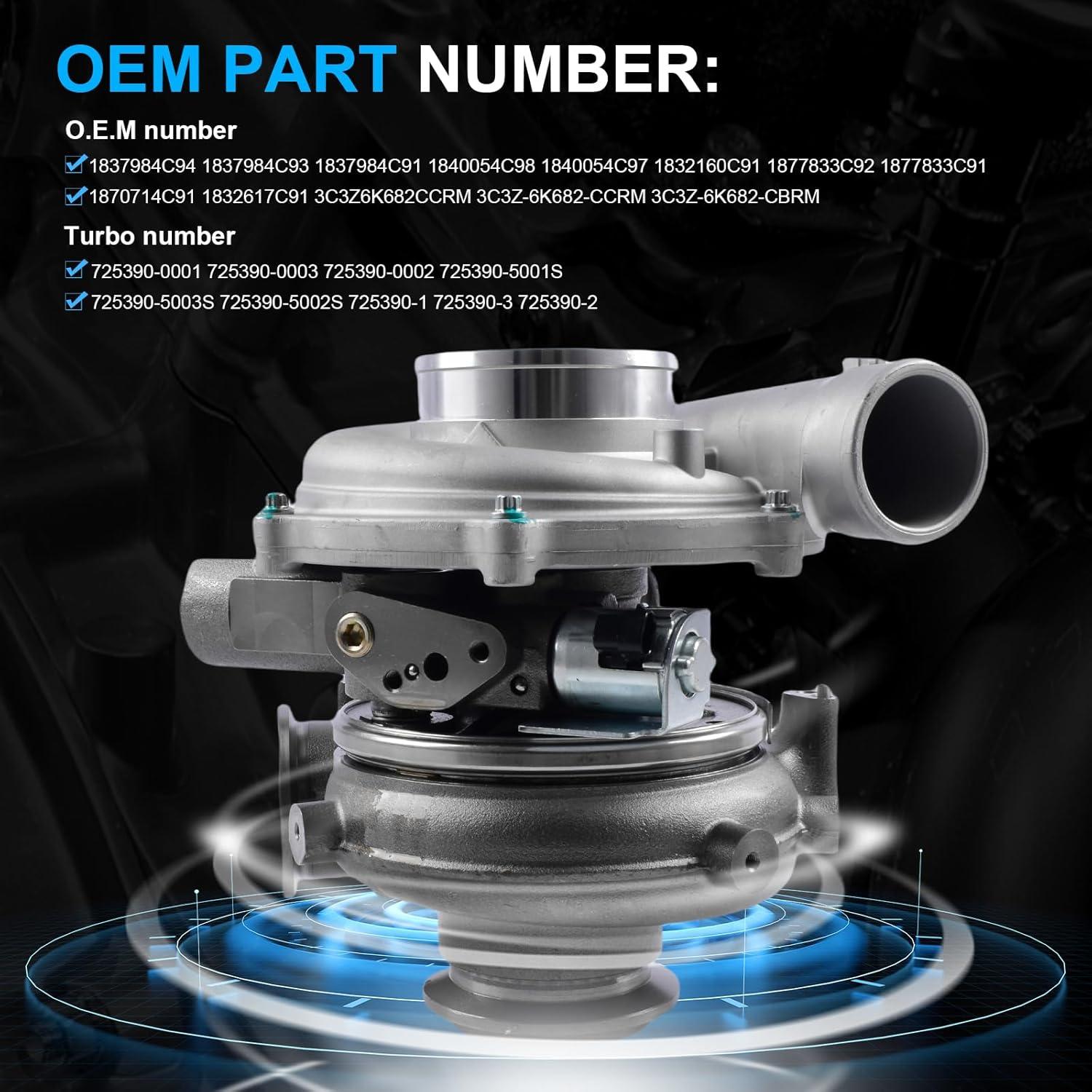 Turbo DOFOCH GT3782VA para Ford F250 F350 6.0L Diesel 2003-2004