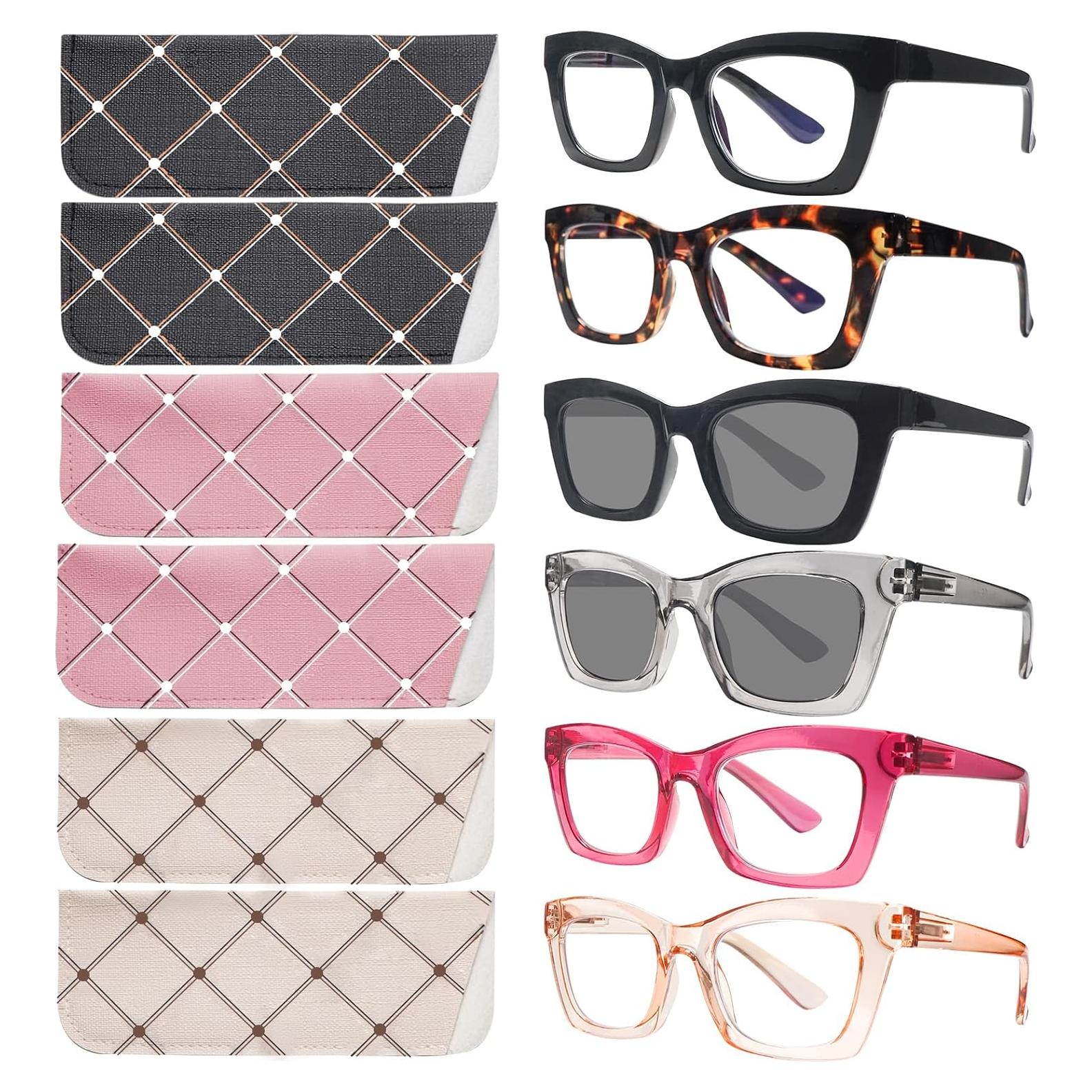 Gafas de Lectura SIGVAN 6 Pack Estilo Oprah 3.5x