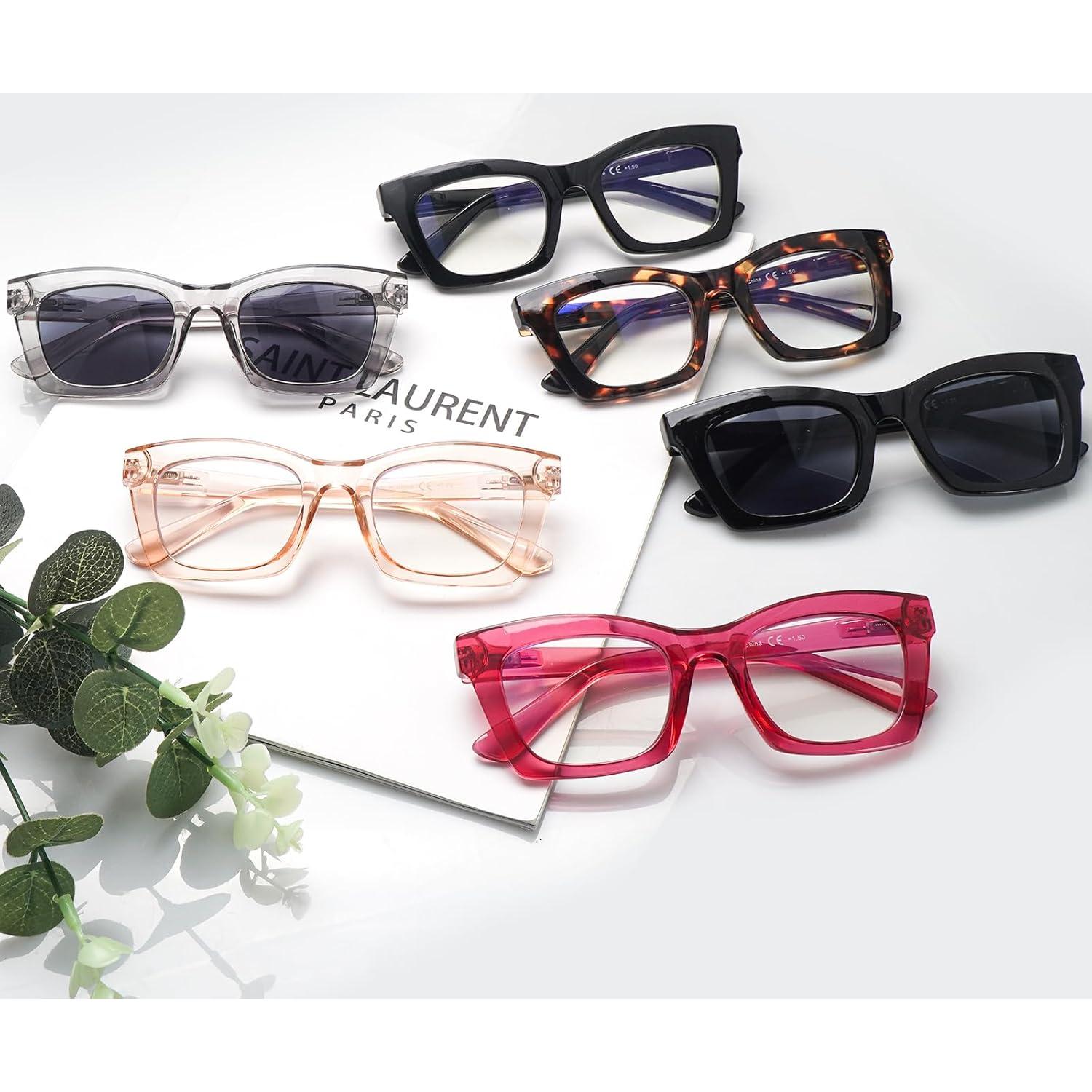 Gafas de Lectura SIGVAN 6 Pack Estilo Oprah 3.5x