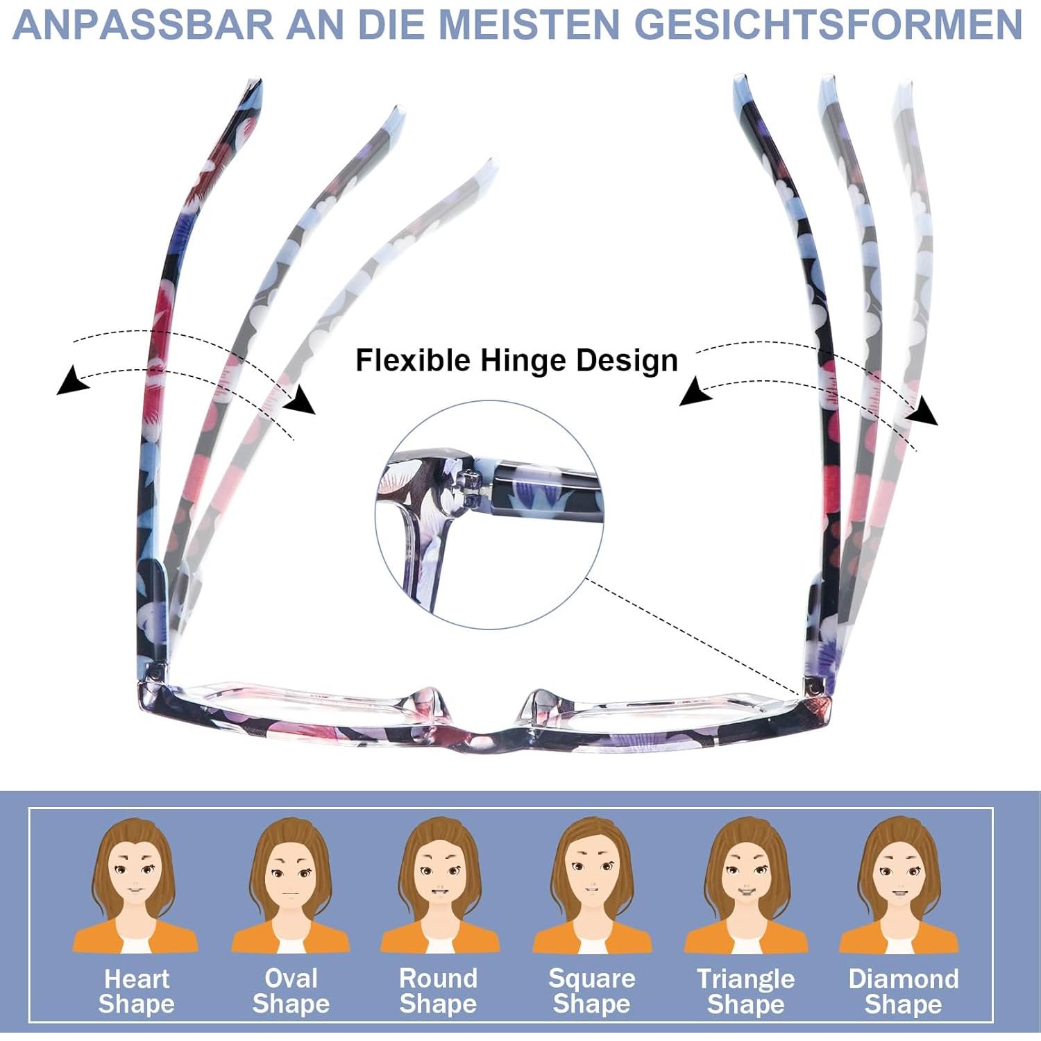 Gafas de Lectura SIGVAN 6 Pack Estilo Oprah 2.0x