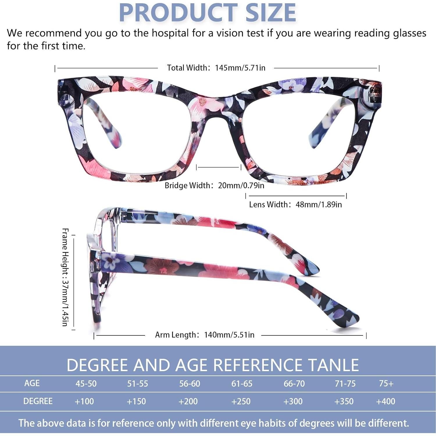 Gafas de Lectura SIGVAN 6 Pack Estilo Oprah 2.0x