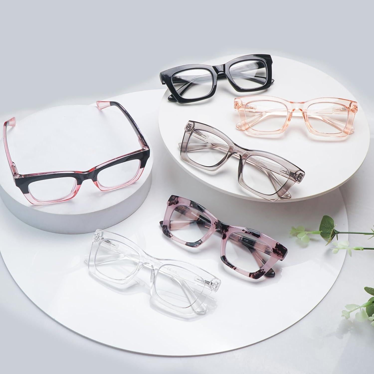 Gafas de Lectura SIGVAN 6 Paquetes Estilo Oprah Bloqueo Luz Azul