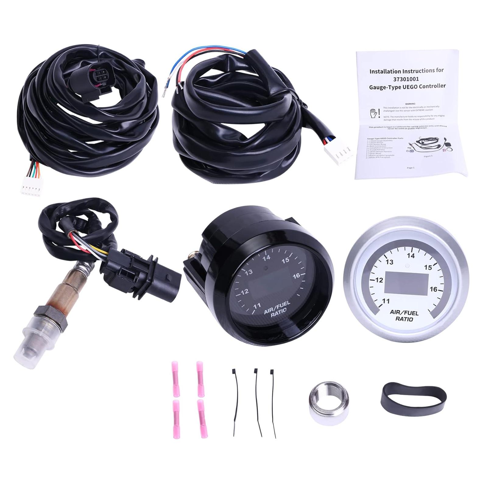 Medidor de Relación Aire/Combustible UEGO FHRHRY 52mm Digital