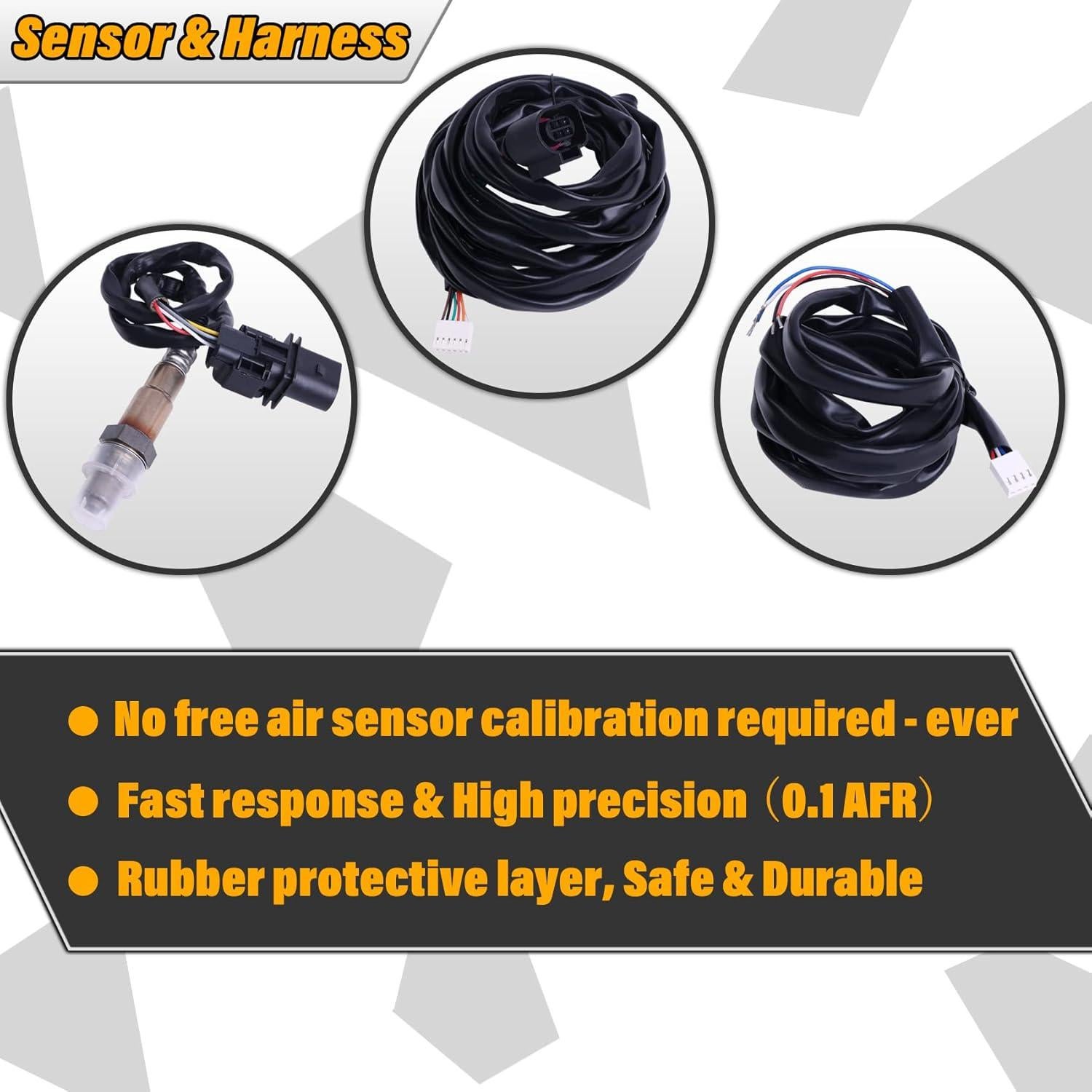 Medidor de Relación Aire/Combustible UEGO FHRHRY 52mm Digital