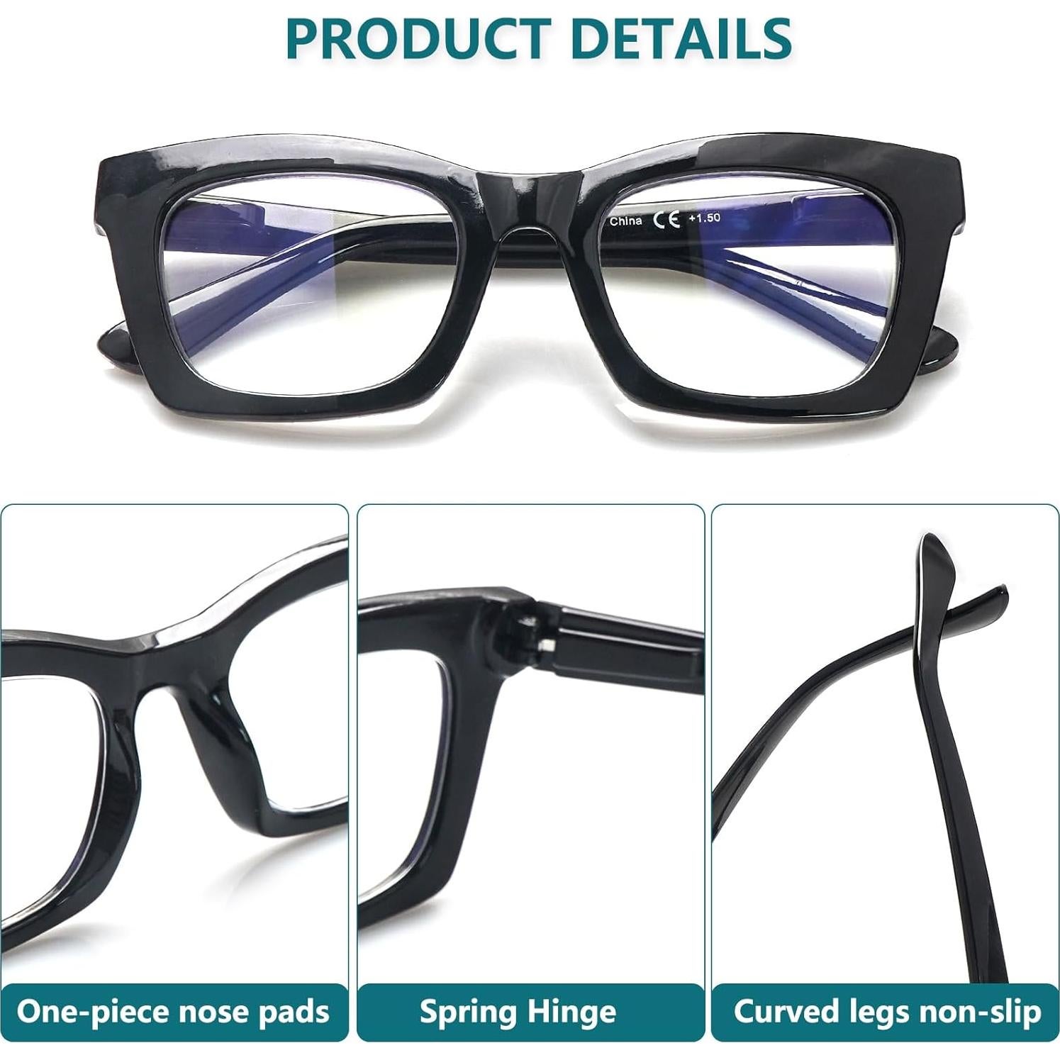 Gafas de Lectura SIGVAN 6 Pack Estilo Oprah 1.25x