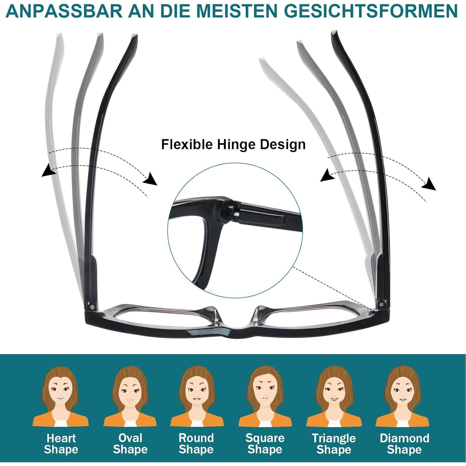 Gafas de Lectura SIGVAN 6 Pack Estilo Oprah 1.25x