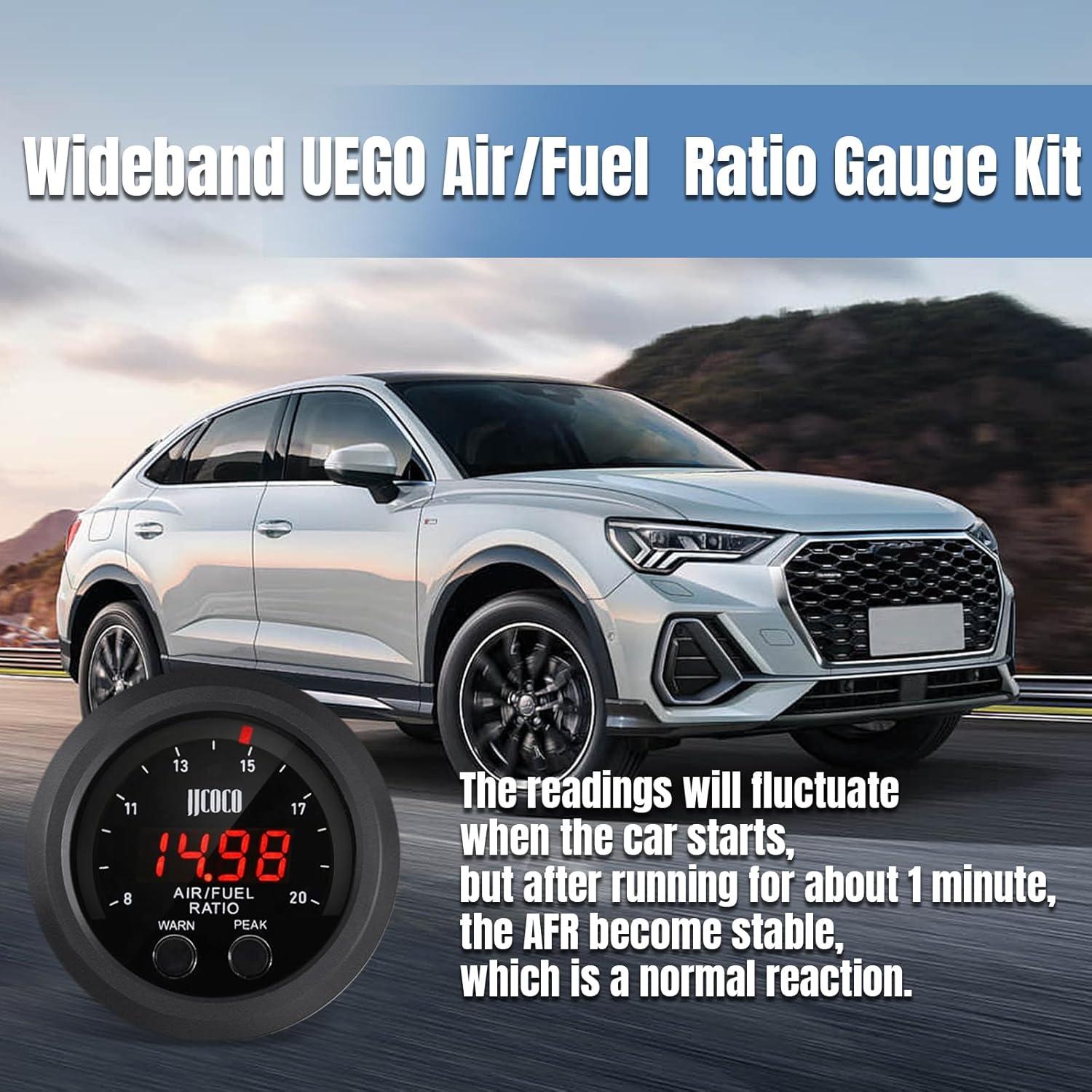 Medidor de Relación Aire/Combustible ZHSYMX 52mm Digital con Sensor LSU4.9