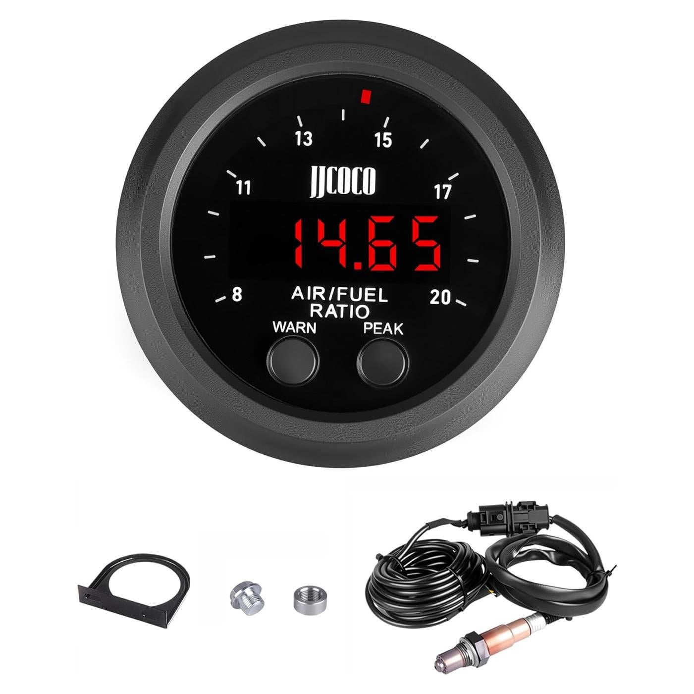 Medidor de Relación Aire/Combustible AFR LSU 4.9 52mm LED