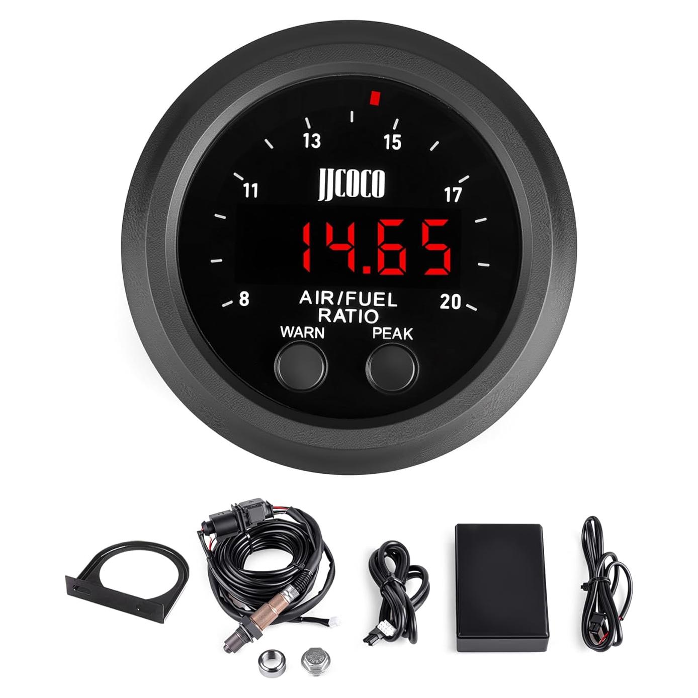 Kit Medidor Wideband AFR JJCOCO con Sensor O2 LSU 4.9 52mm
