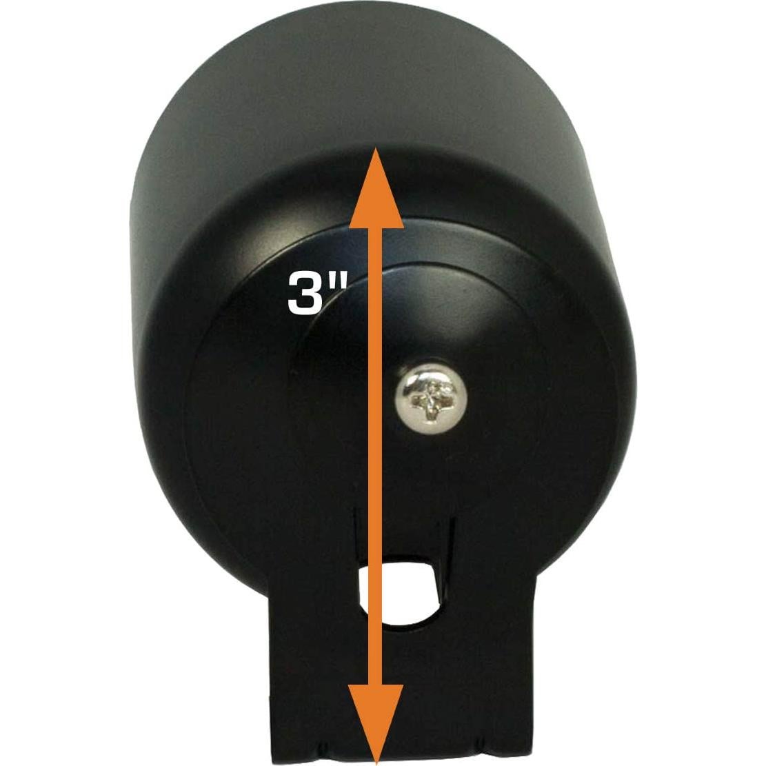 Soporte de Medidor de Tablero GlowShift Universal 52mm Negro