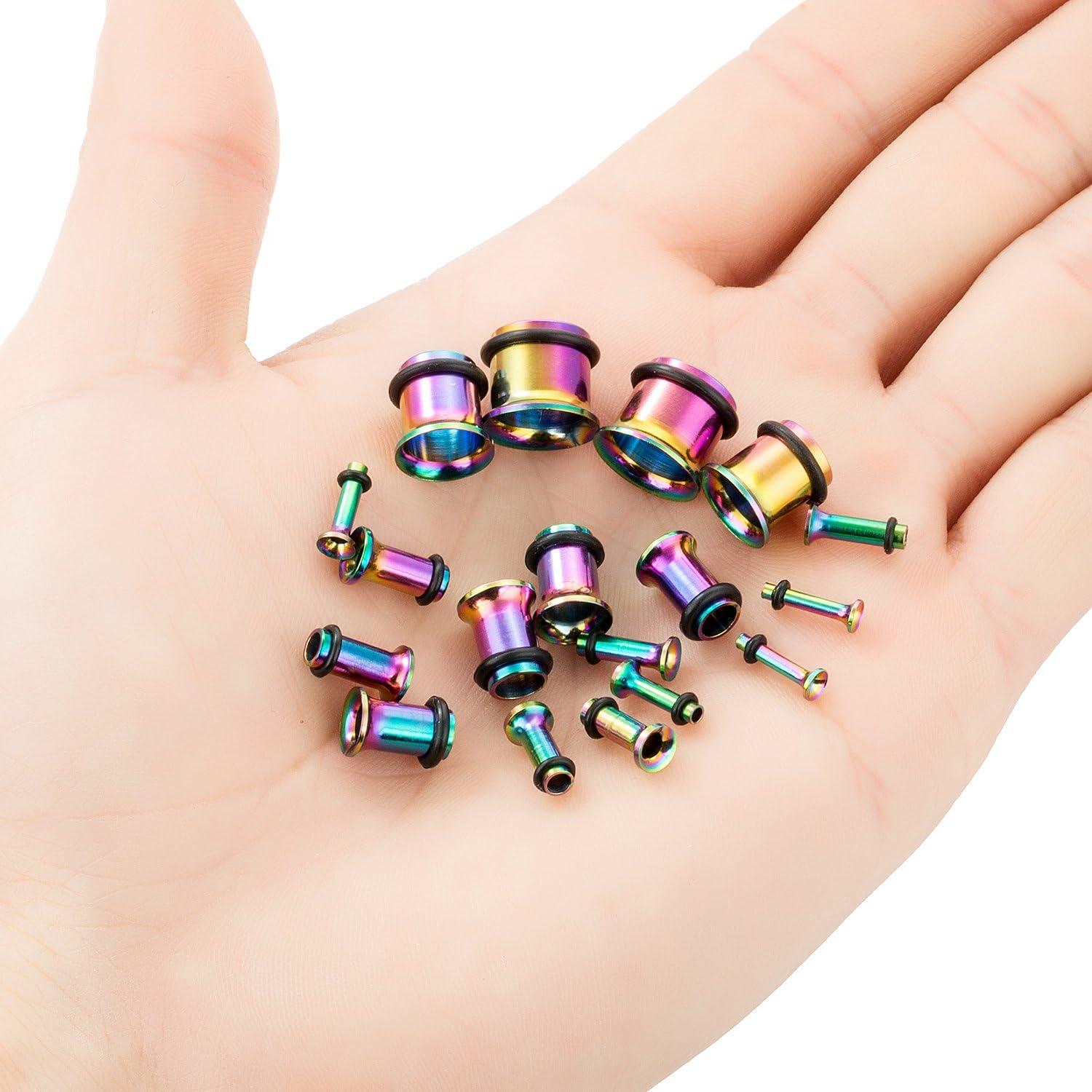 Kit de Estiramiento de Oídos 18 Piezas CABBE KALLO 14G-00G