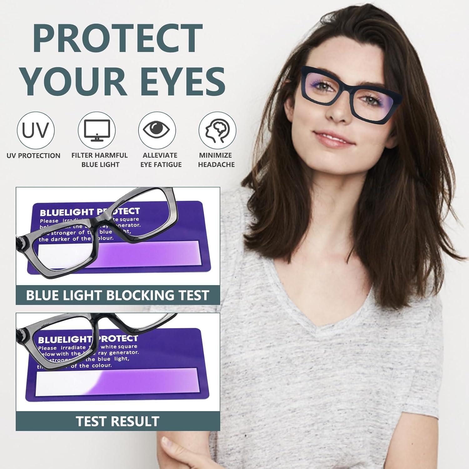 Gafas de Lectura SIGVAN 6 Paquetes Estilo Oprah Bloqueo Luz Azul