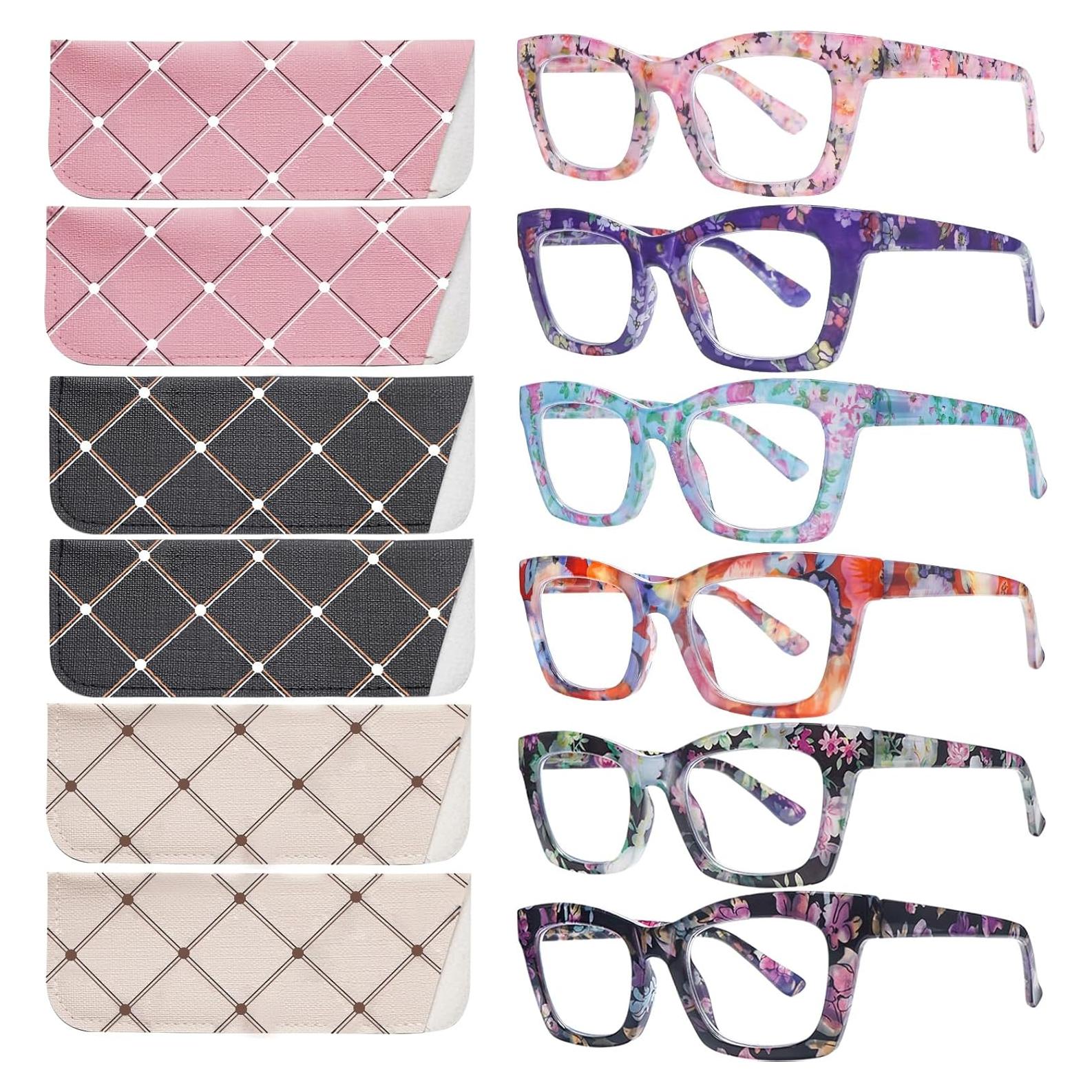 Gafas de Lectura SIGVAN 6 Pack Estilo Oprah 1.0x