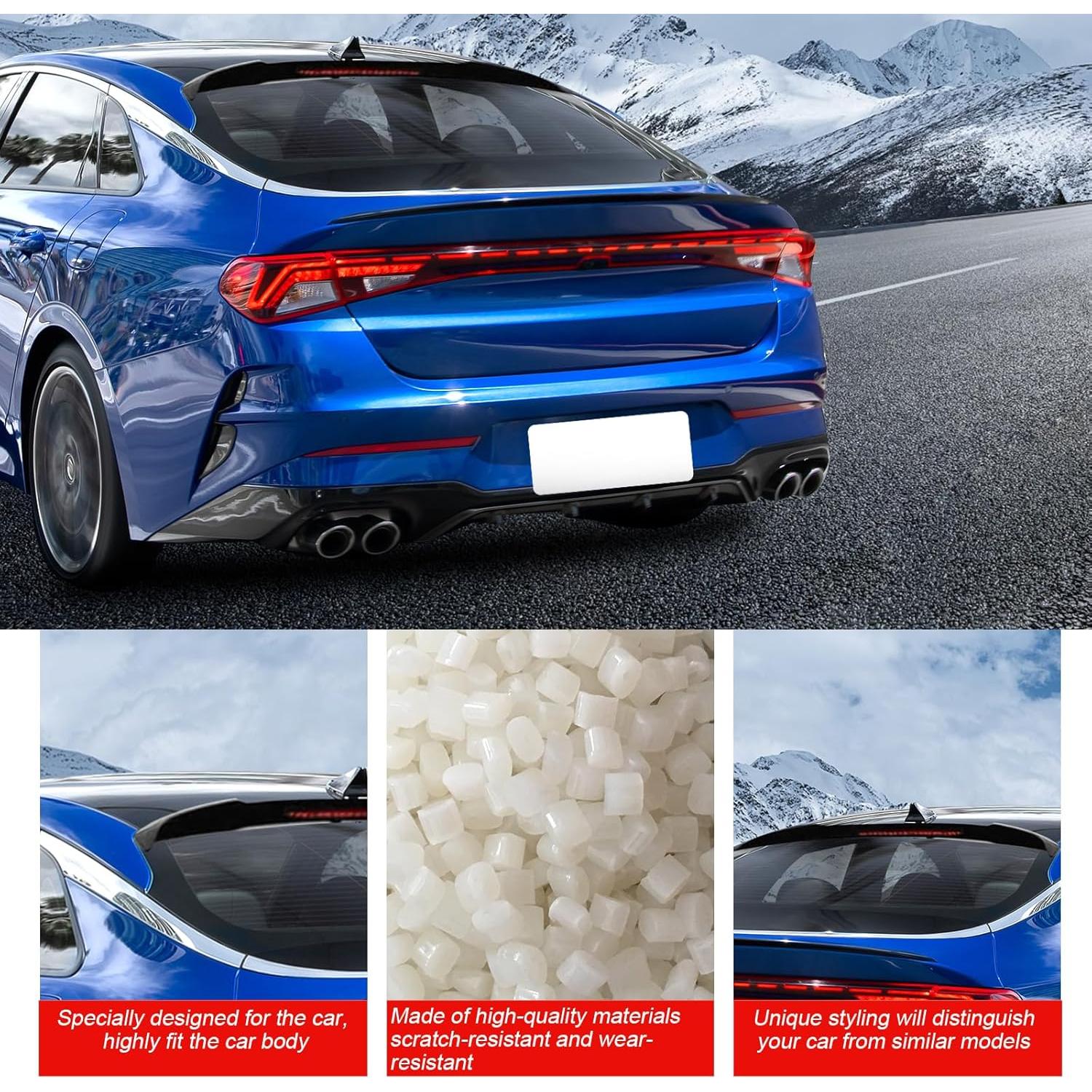 Alerón de Techo para Kia K5 2021-2023 - CCIYU ABS Negro