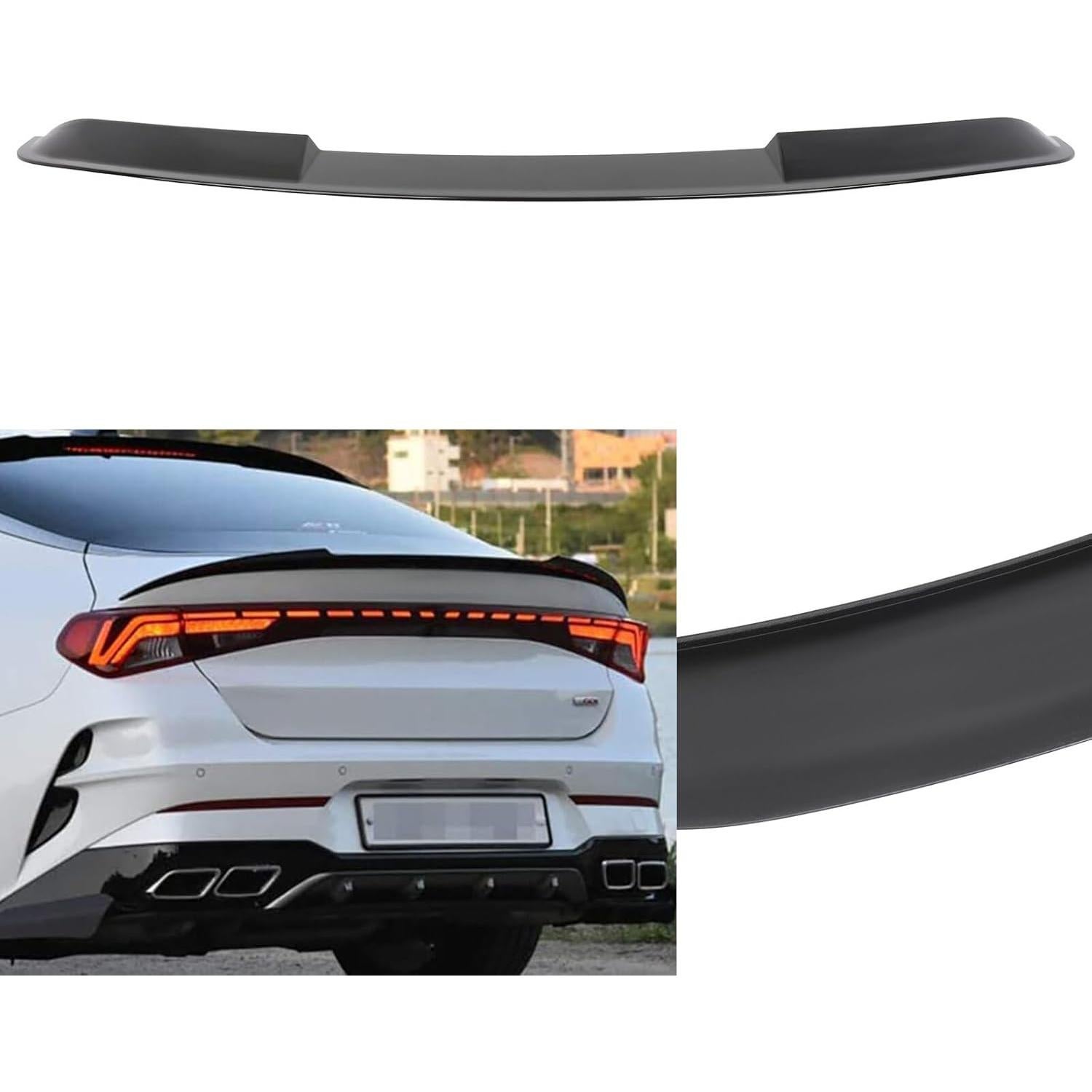 Alerón de Techo para Kia K5 2021-2023 - CCIYU ABS Negro