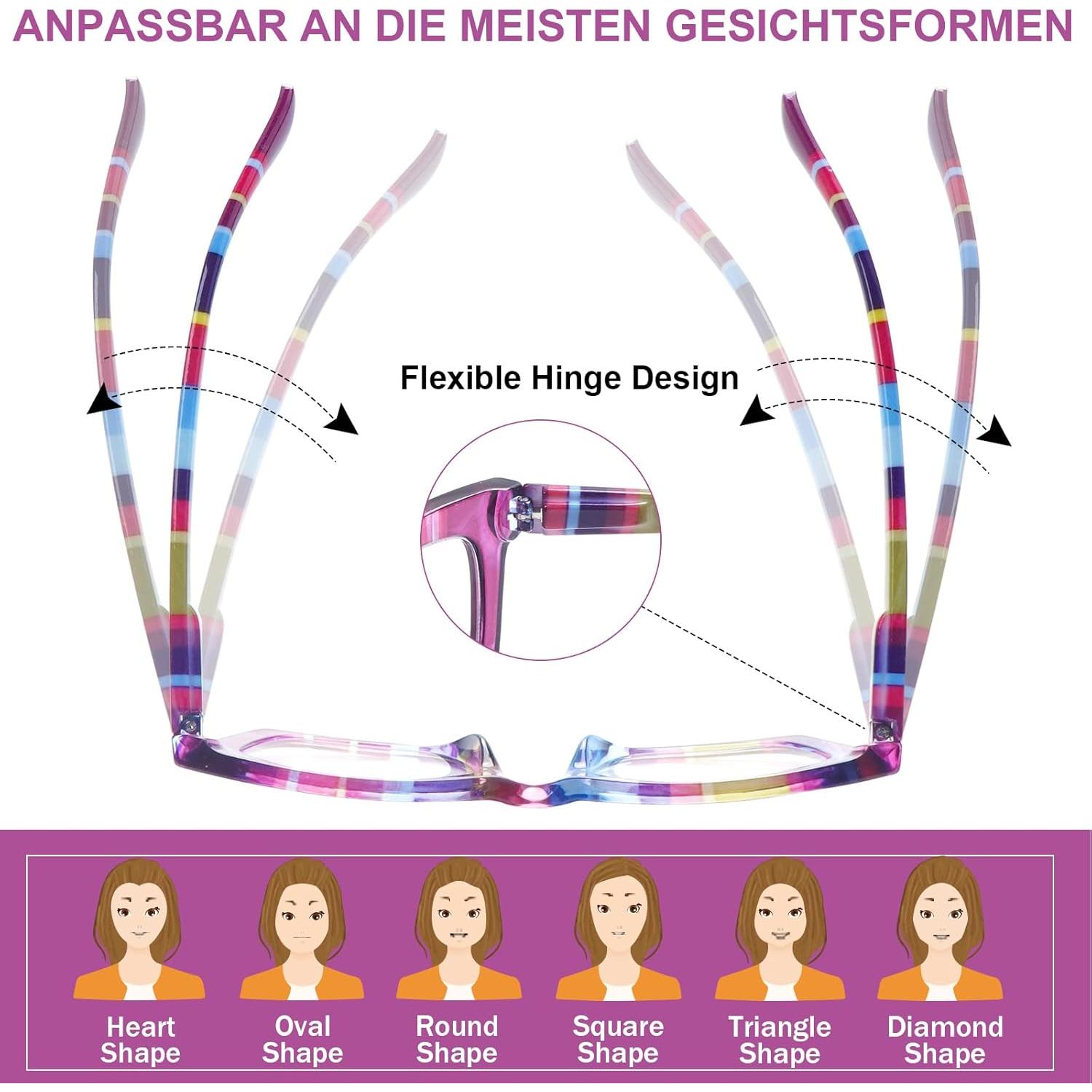 Gafas de Lectura SIGVAN 6 Pack Estilo Oprah 3.0x