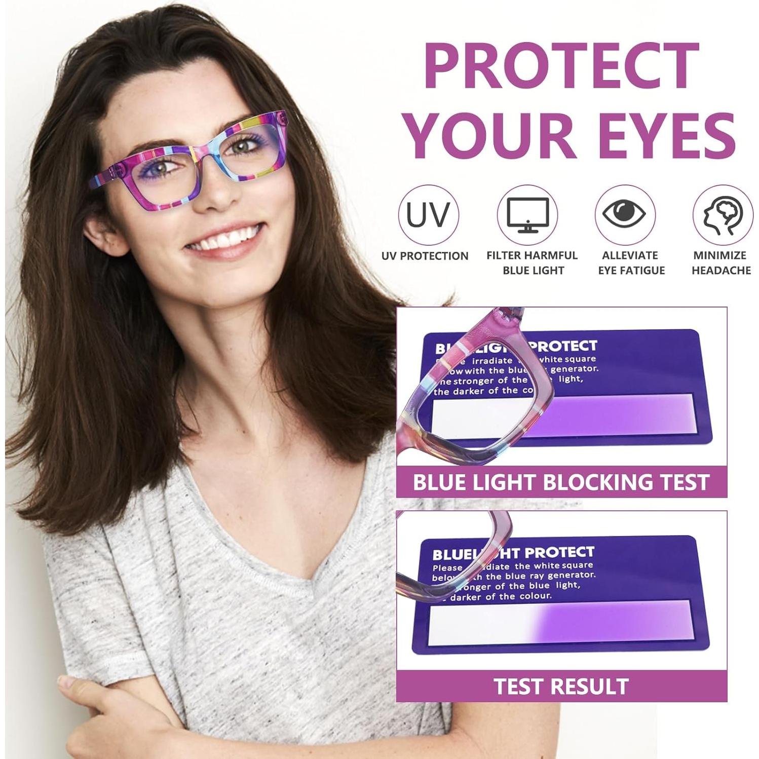 Gafas de Lectura SIGVAN 6 Pack Estilo Oprah 3.0x