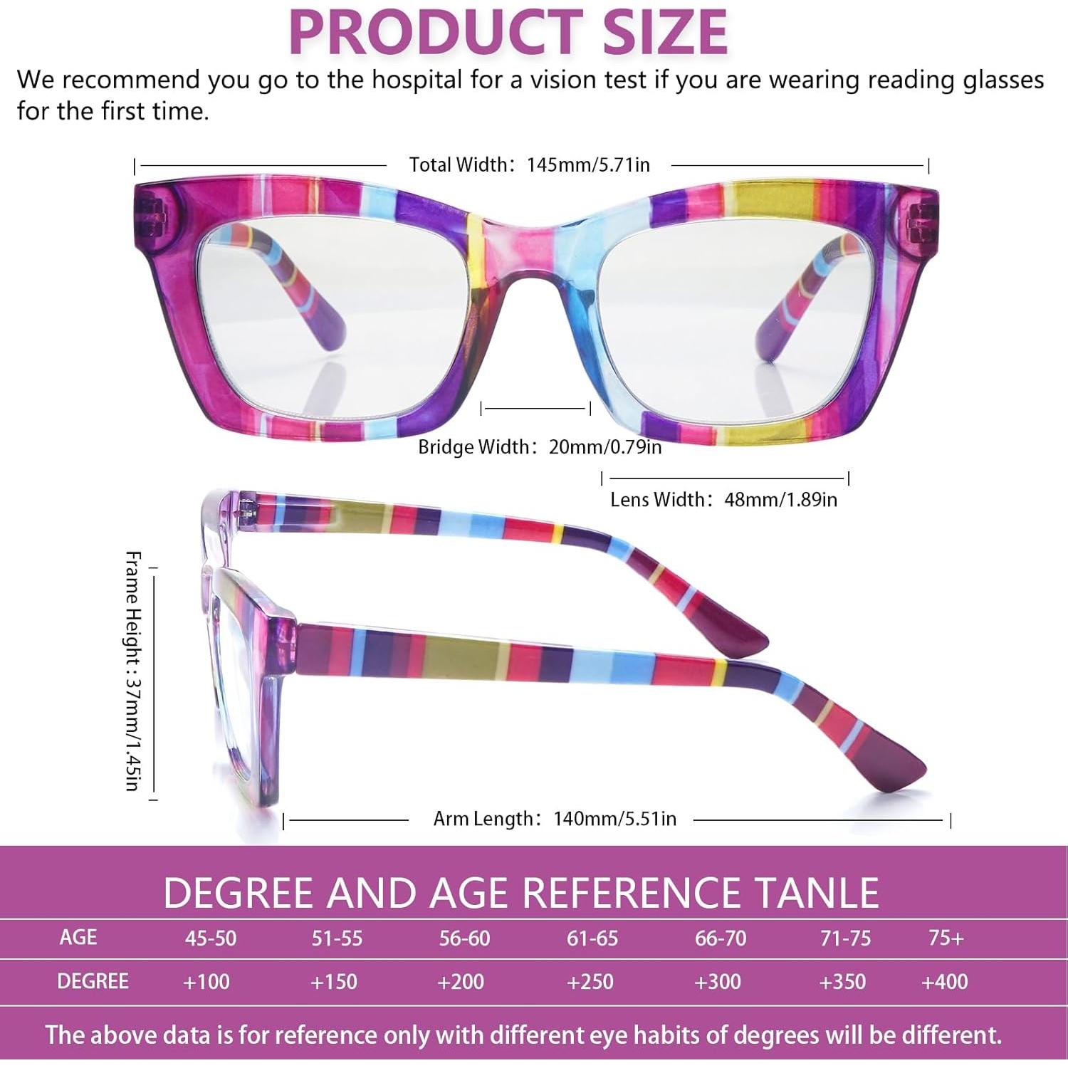 Gafas de Lectura SIGVAN 6 Pack Estilo Oprah 2.0x