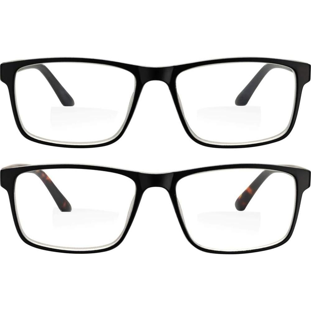 Gafas de lectura bifocal Yogo Vision 2.75x unisex negras