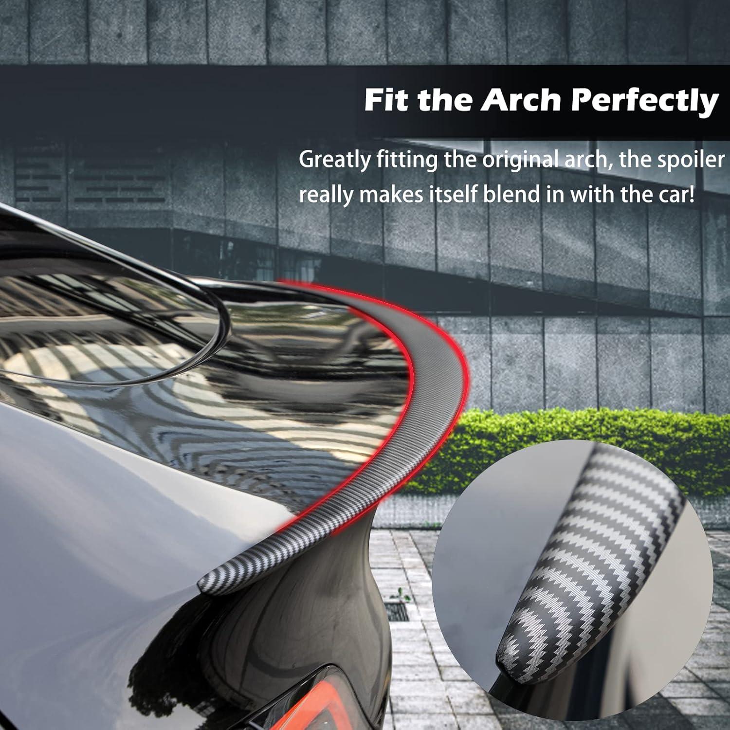 Spoiler Trasero Tesla Model 3 2017-2025 Fibra de Carbono Brillante