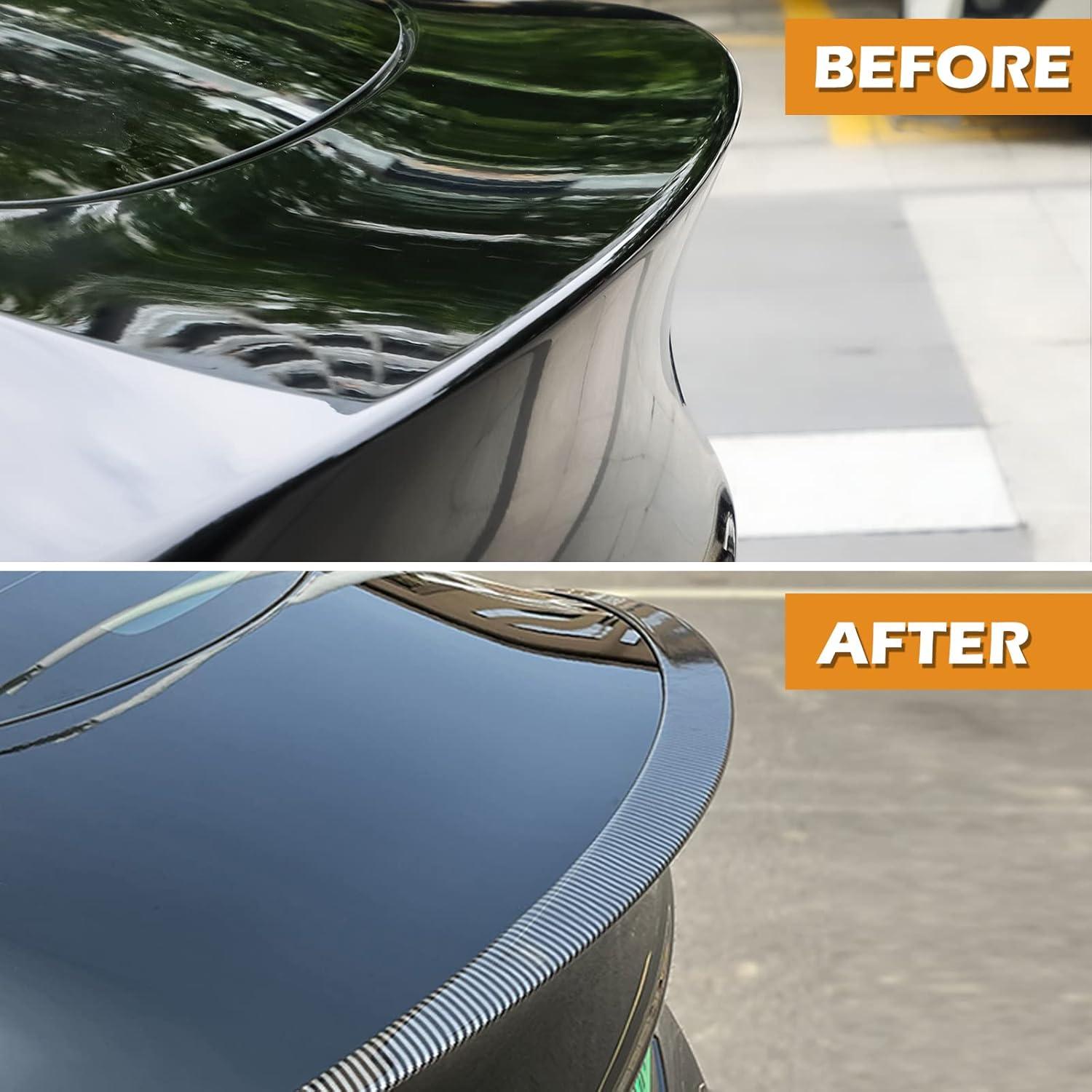 Spoiler Trasero Tesla Model 3 2017-2025 Fibra de Carbono Brillante