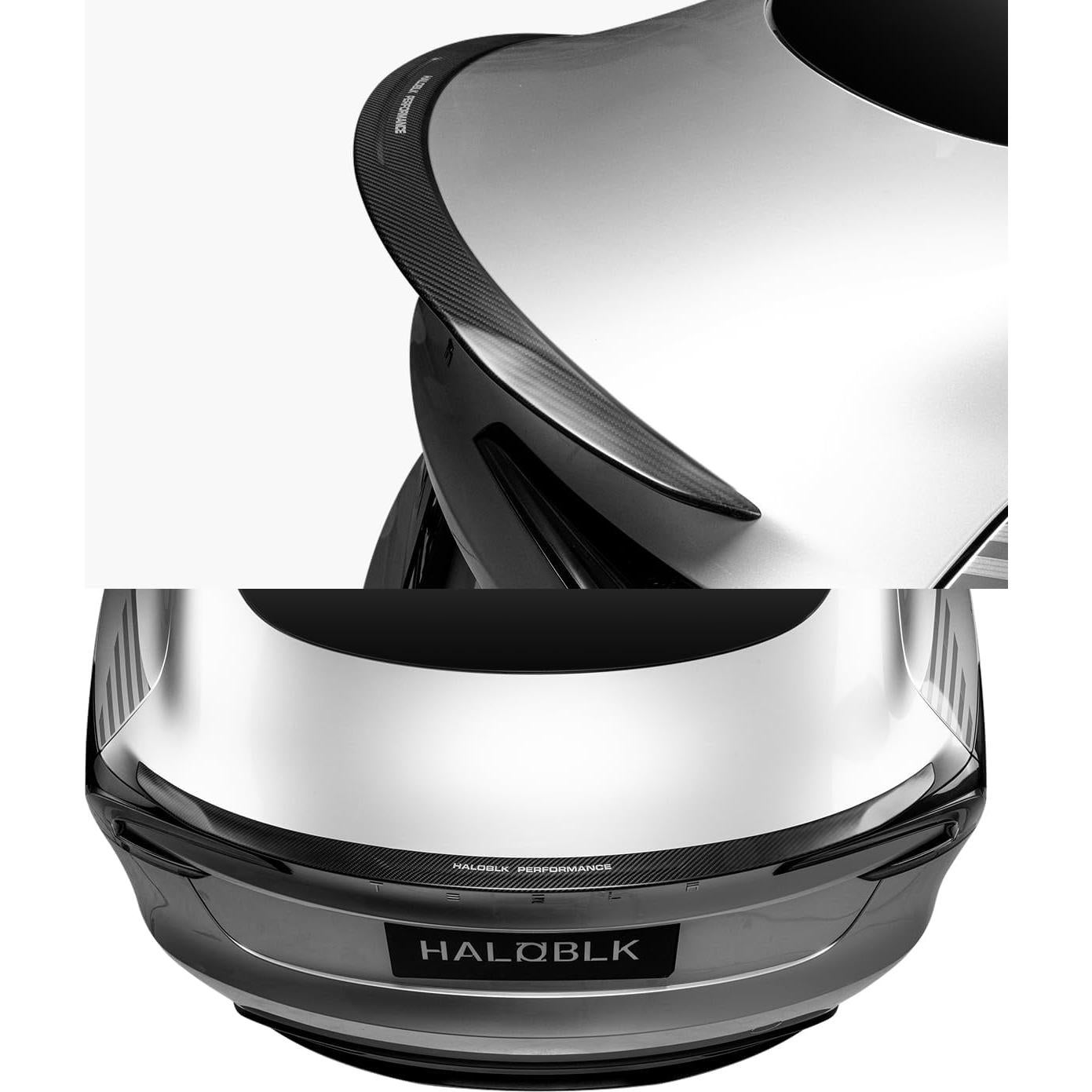Spoiler Trasero de Fibra de Carbono HALOBLK para Tesla Model 3 2024-2025